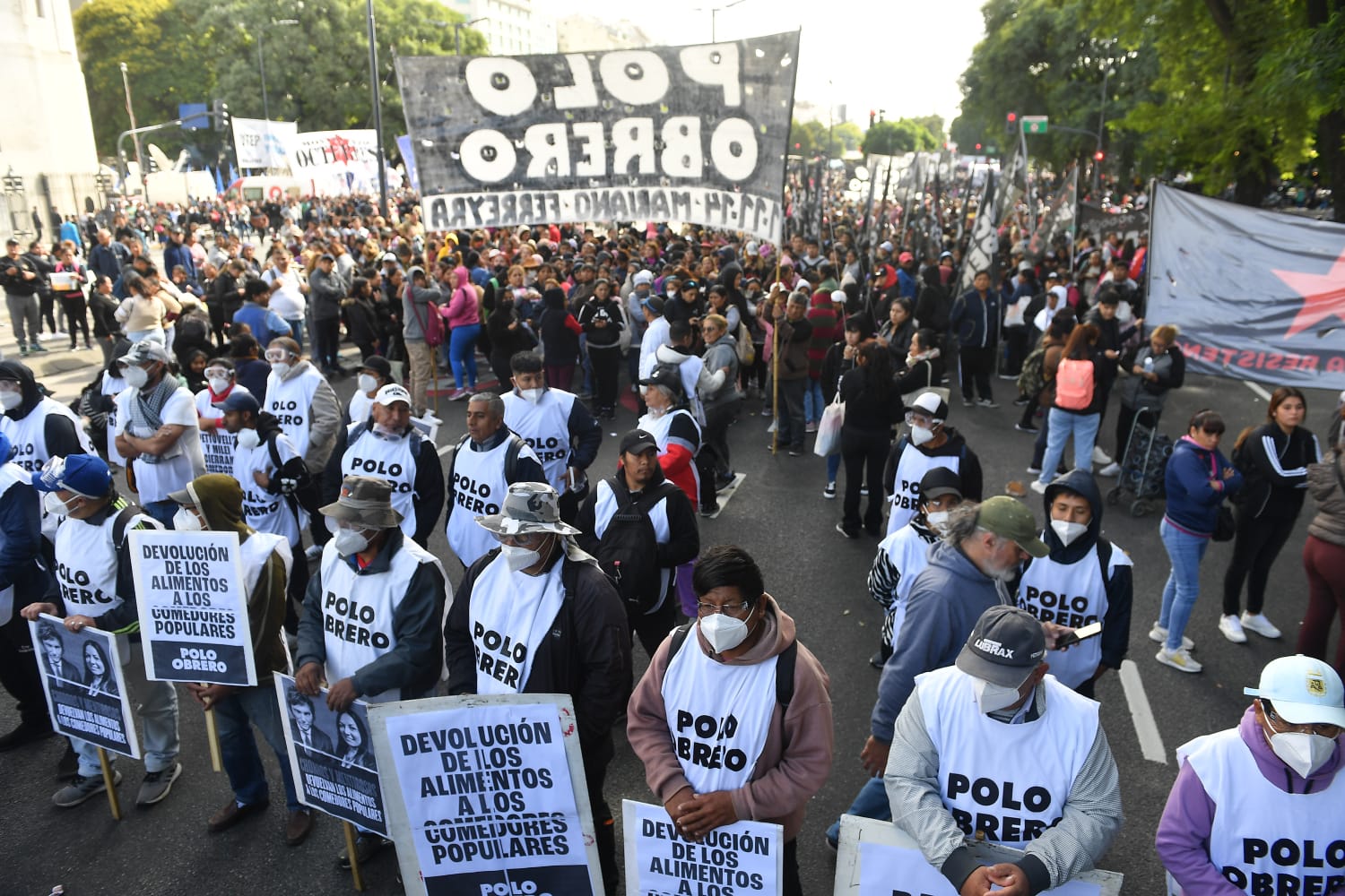 Corte en 9 de Julio - Ex desarrollo social - Movimientos sociales