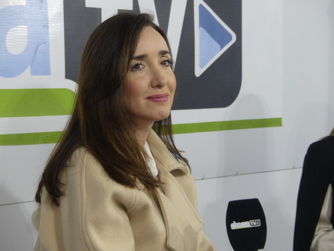 Victoria Villarruel - Vicepresidenta de la Nación Argentina en los estudios de Chacra TV