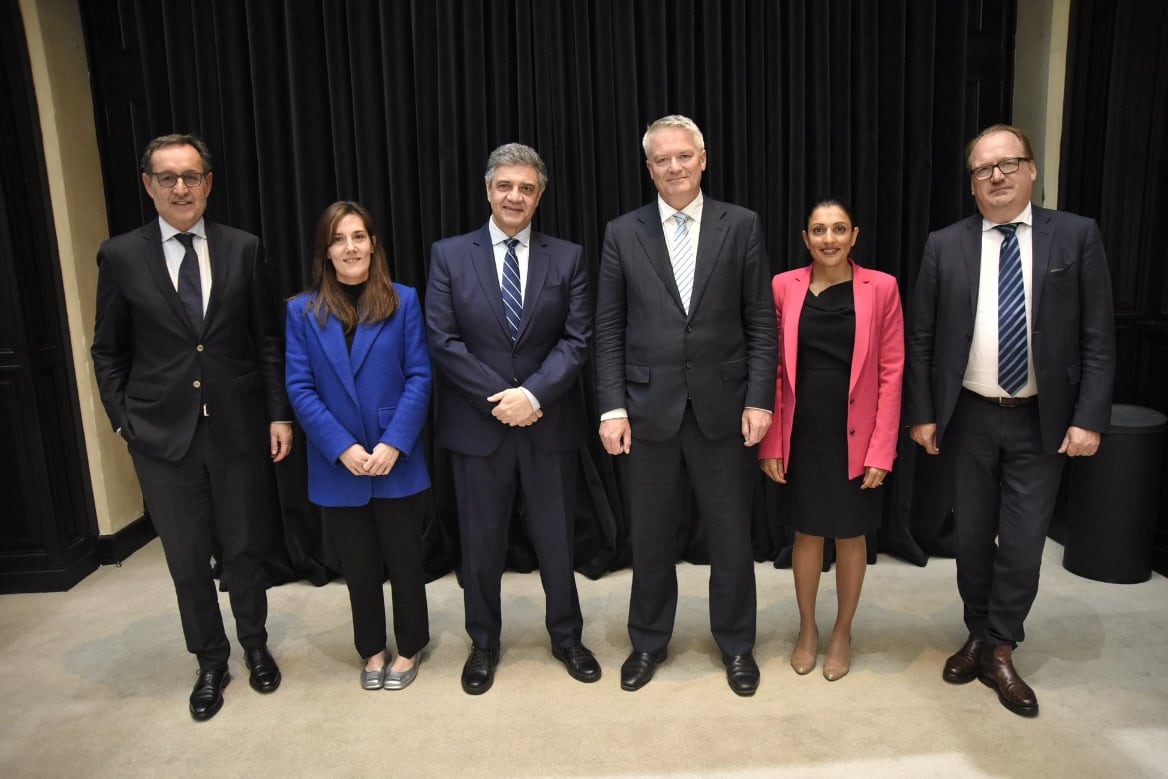 Cormann junto a Jorge Macri y Fulvio Pompeo