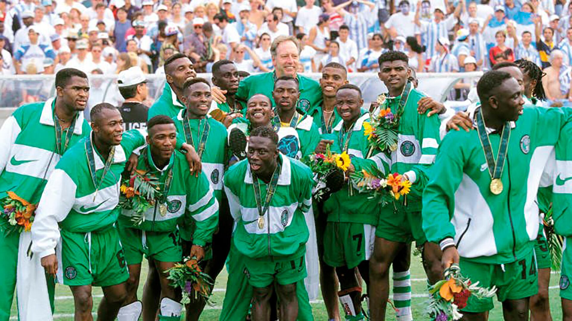 1996 Atlanta Olympic Games football medal ceremony