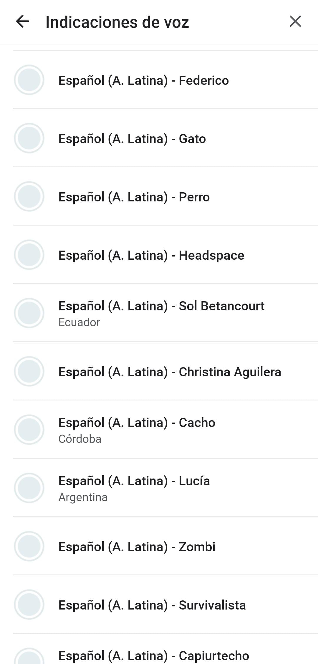 Los usuarios tienen varias opciones de voz. (Waze)