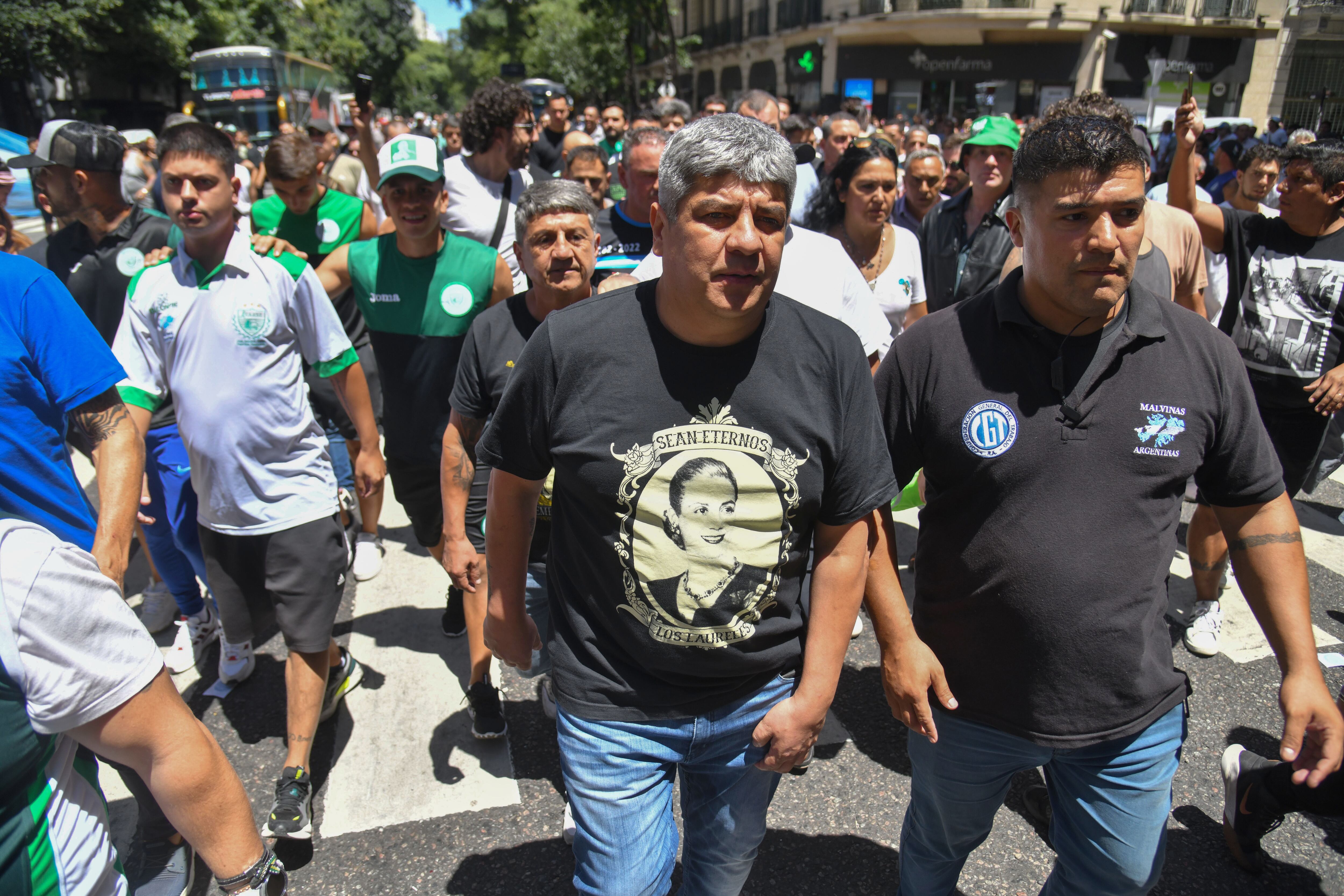 Pablo Moyano, al frente de los duros de la CGT junto con el kirchnerismo (EFE/ Enrique García Medina) 