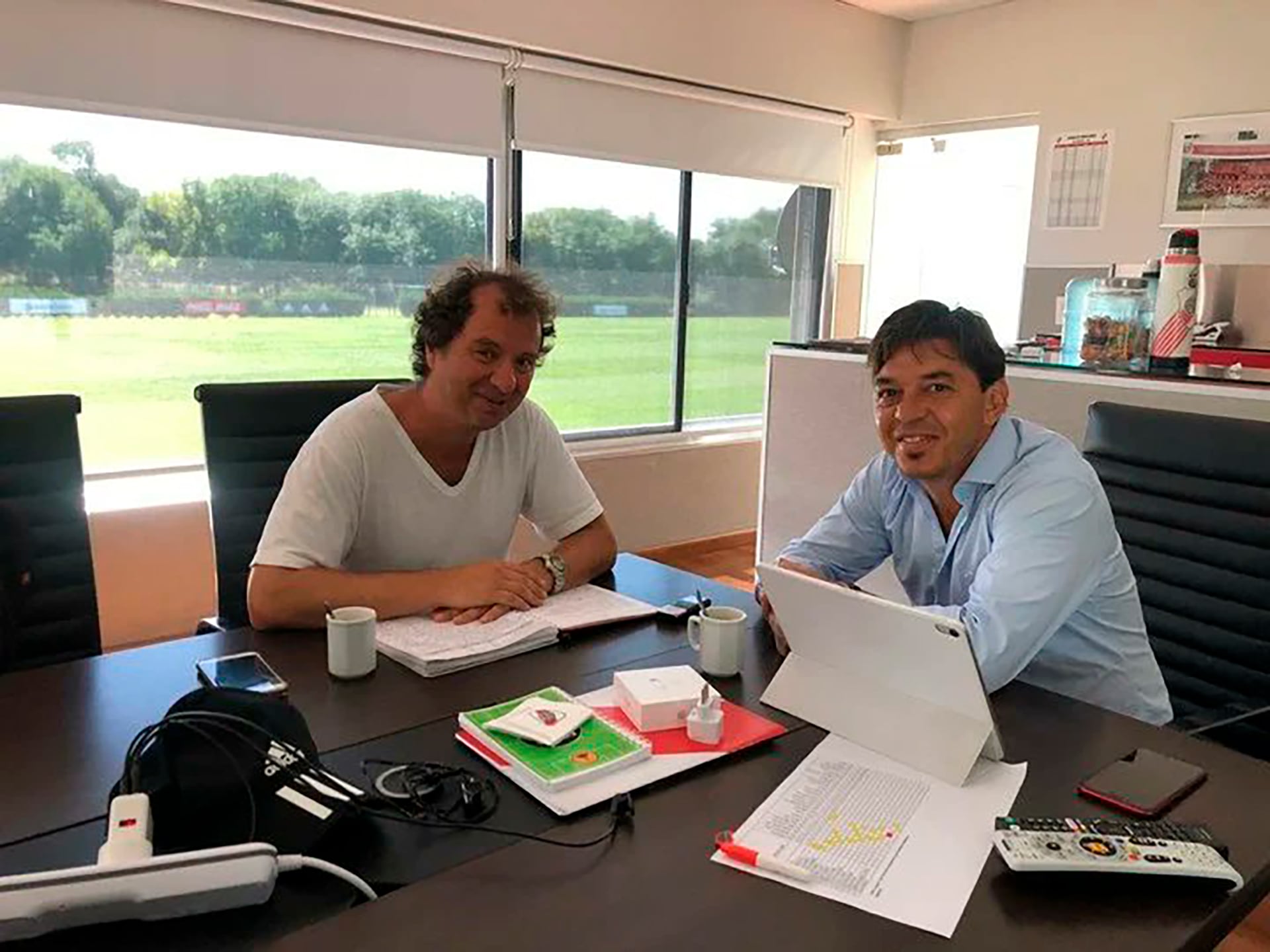 Diego Borinsky y Marcelo Gallardo