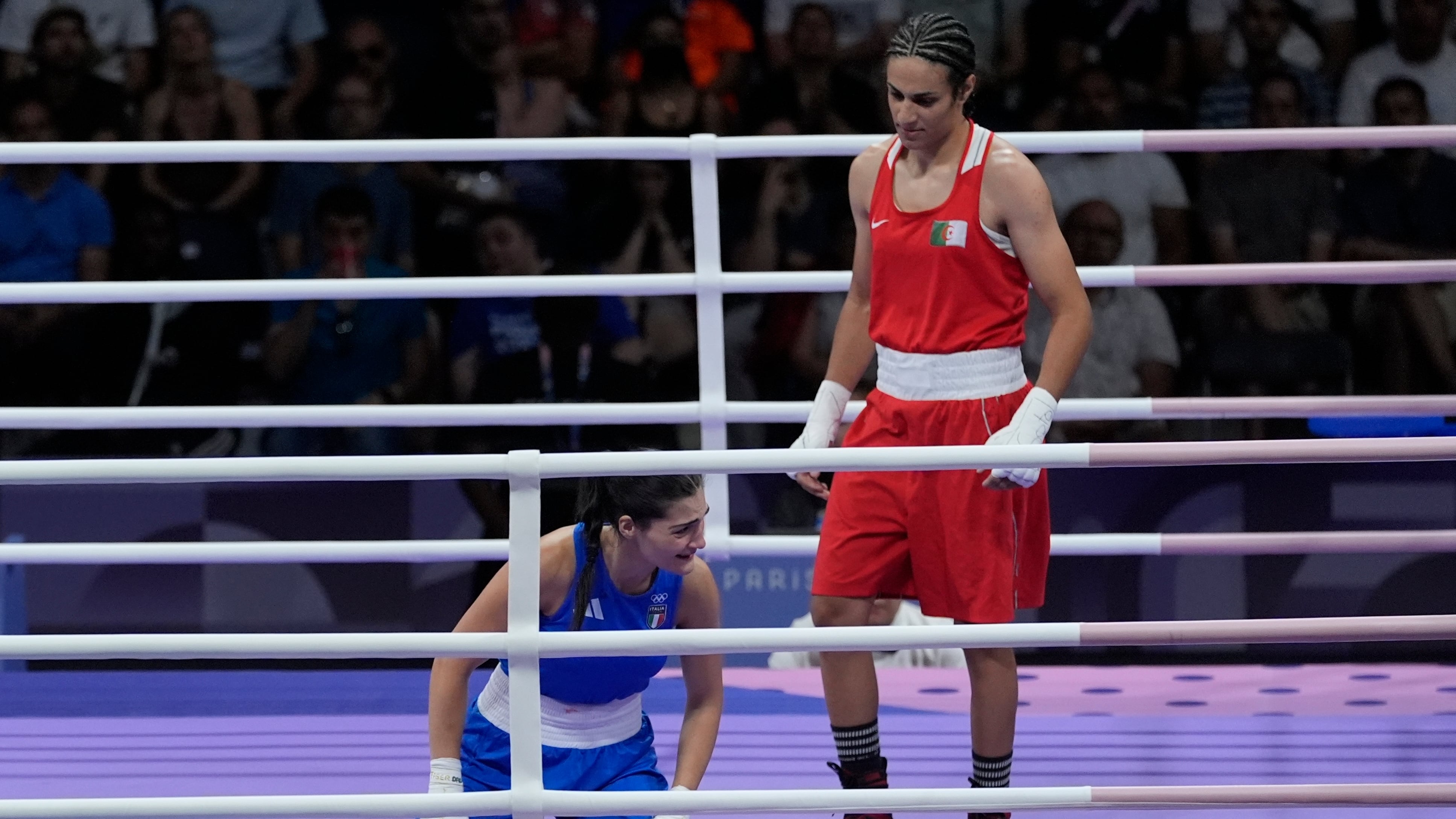 angela carini y imane khelif paris 2024