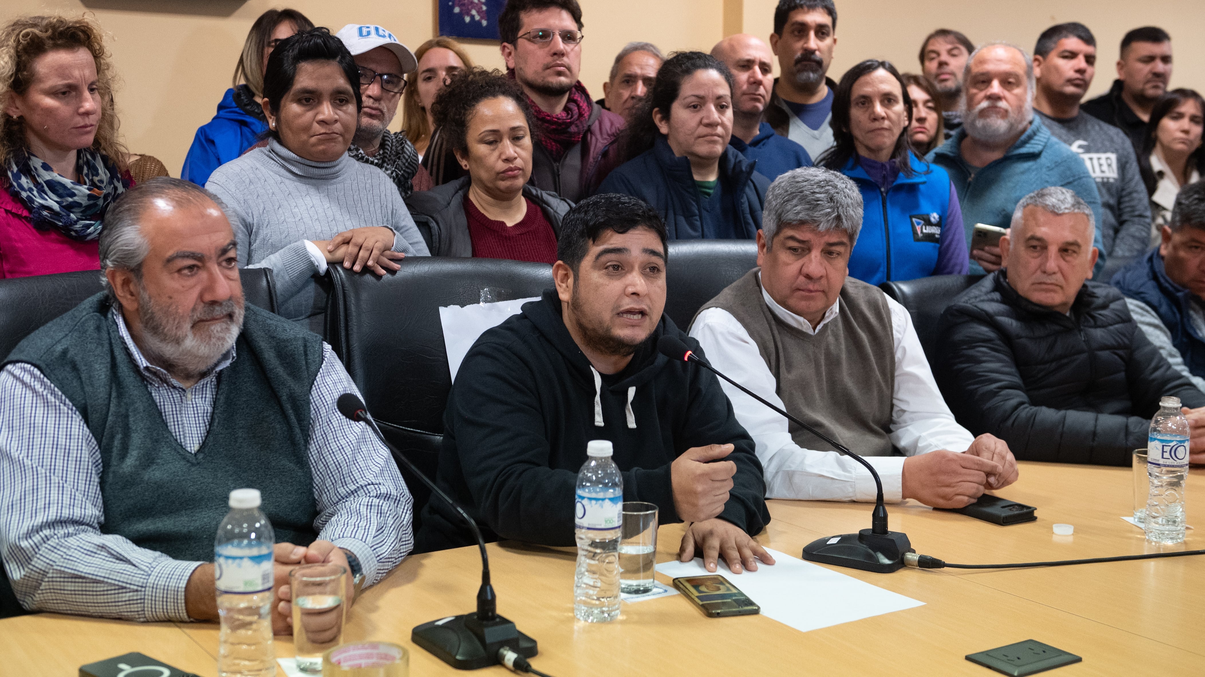 Conferencia de prensa de la CGT