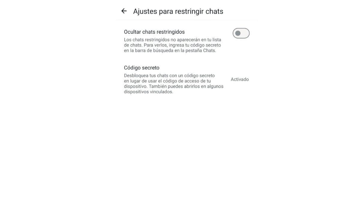 Las notificaciones de estos chats se limitan a decir "Mensaje nuevo". (WhatsApp)