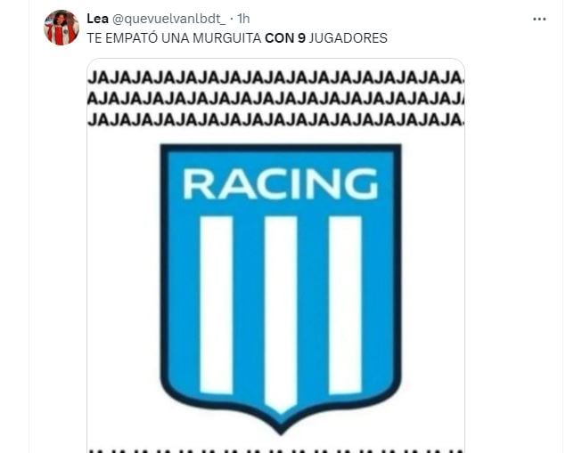 memes racing independiente