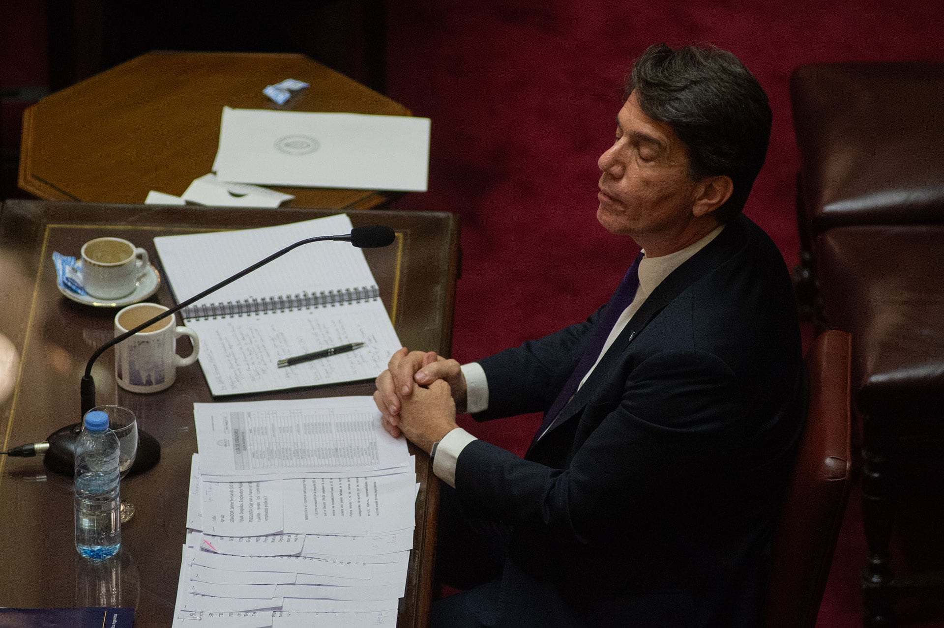 Nicolás Posse expone en el senado