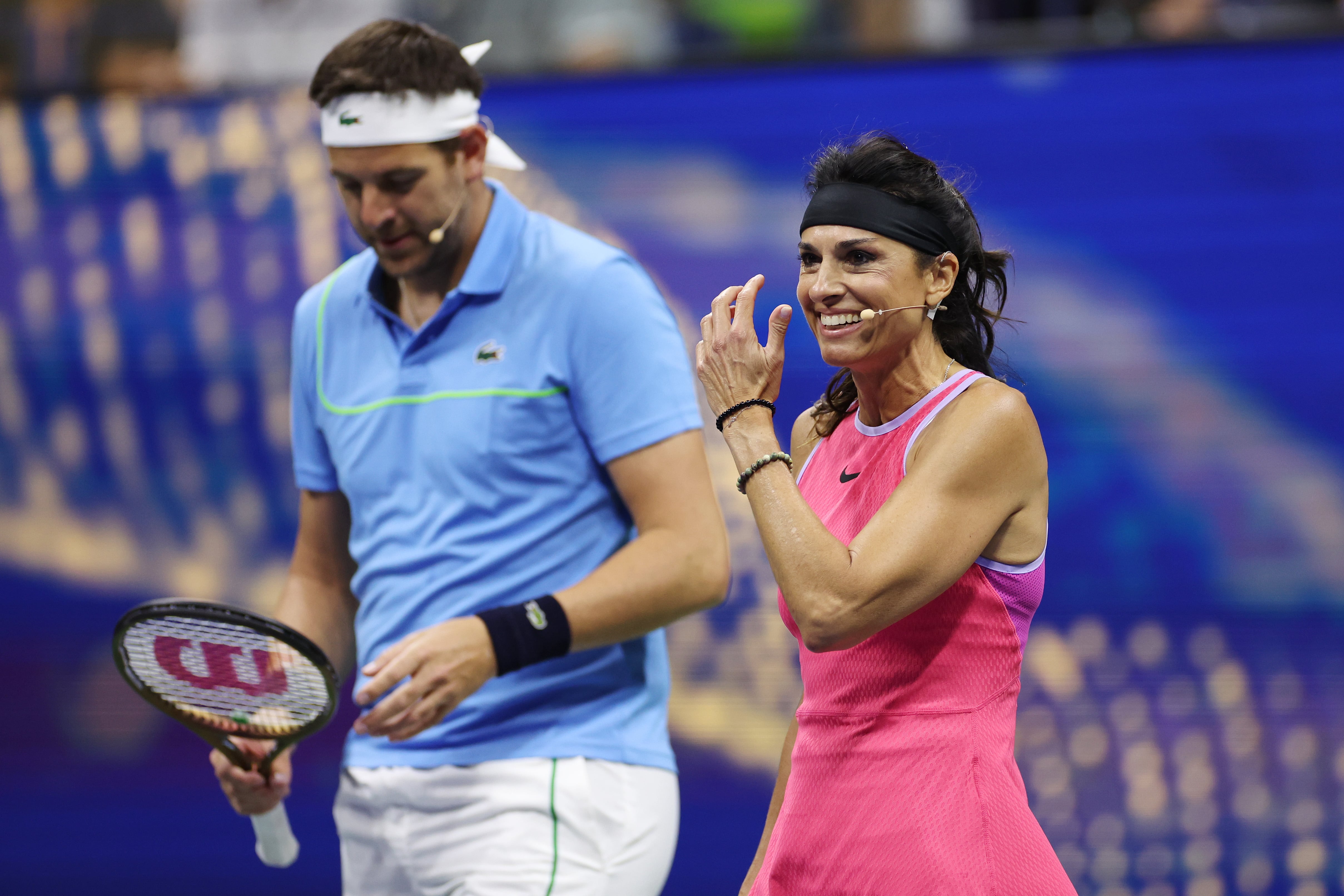 Gabriela Sabatini y Juan Martin del Potro