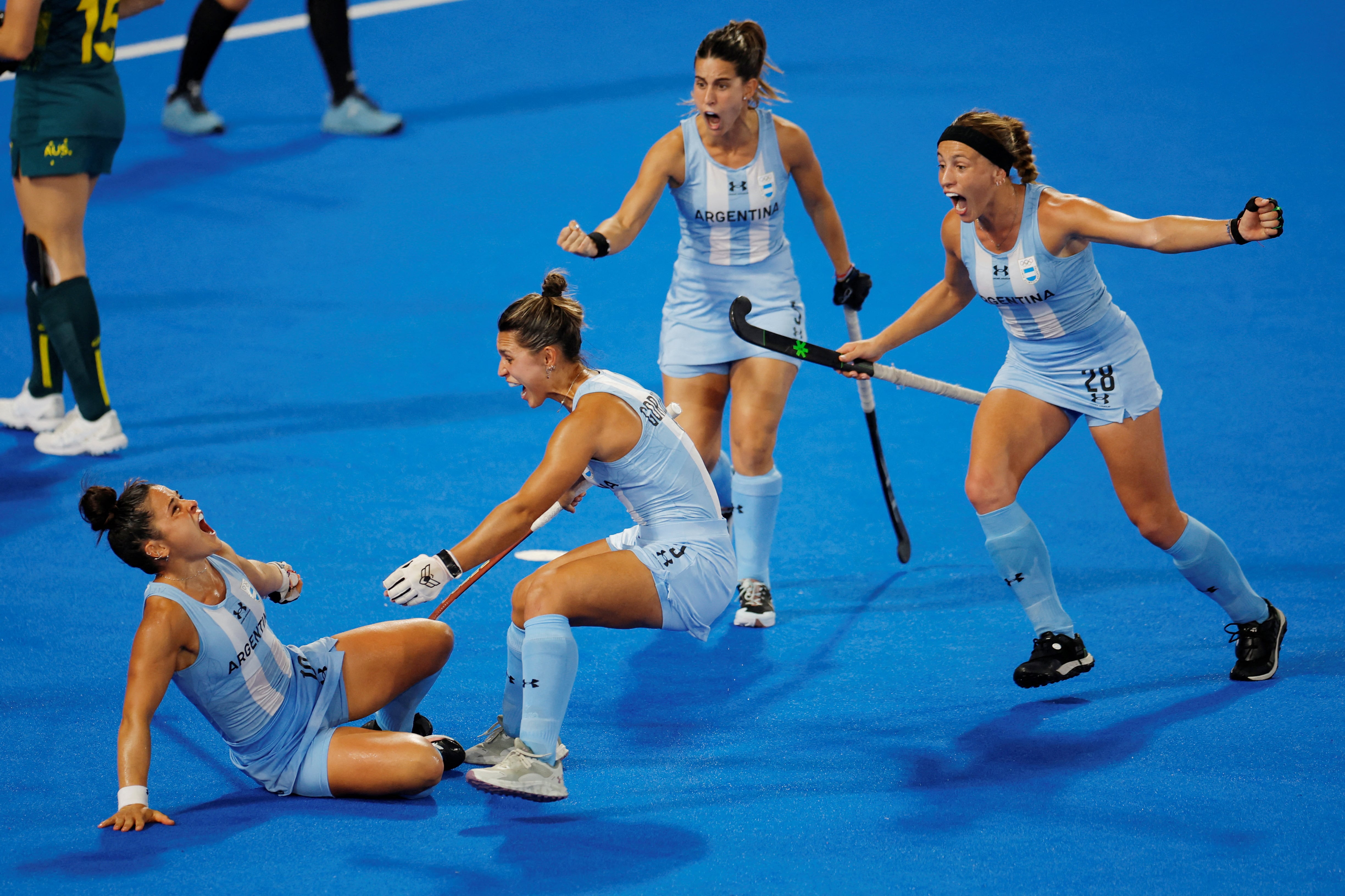 Las Leonas enfrentan a Gran Bretaña (Foto: Reuters/Adnan Abidi)