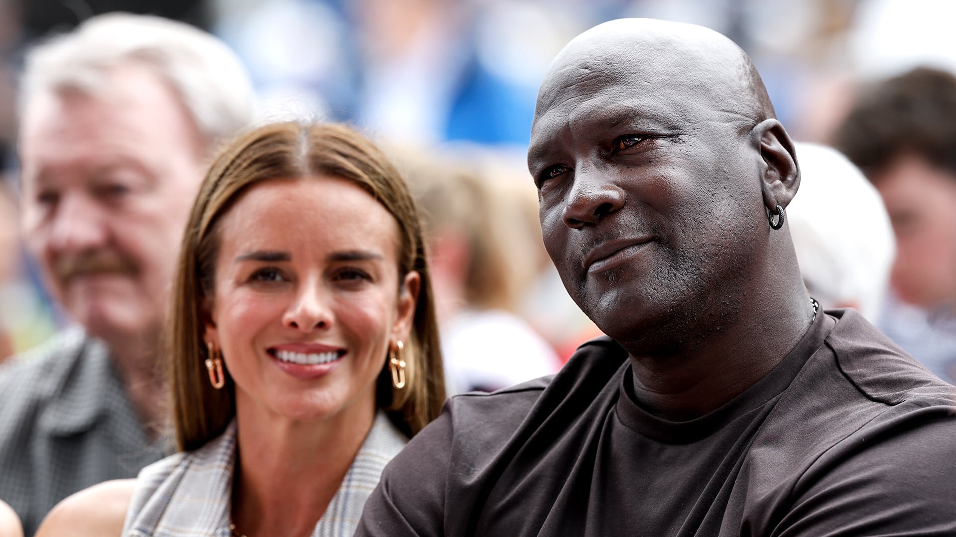 Michael Jordan y su esposa Yvette Prieto