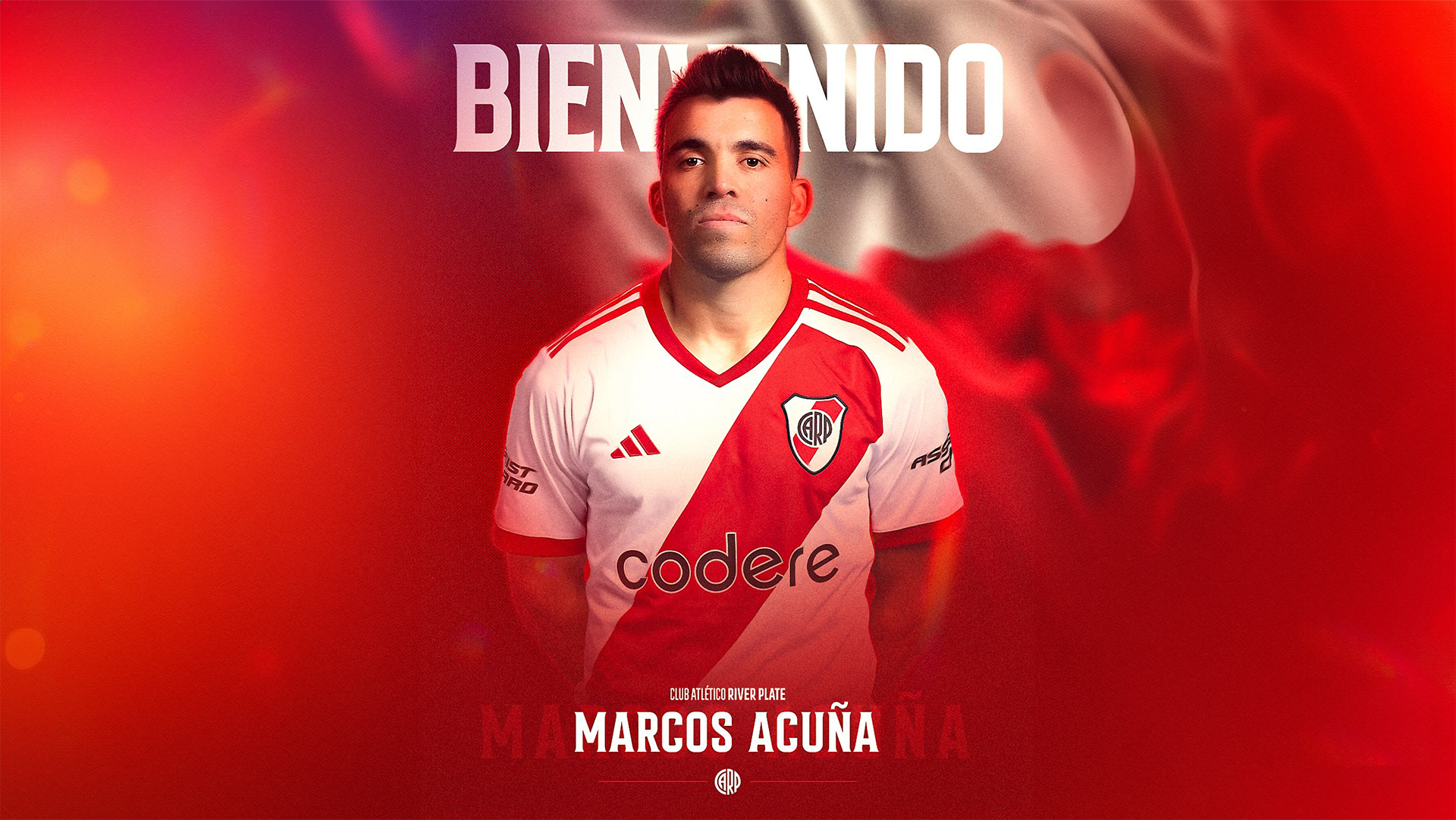 River Plate presentó a Marcos Acuña