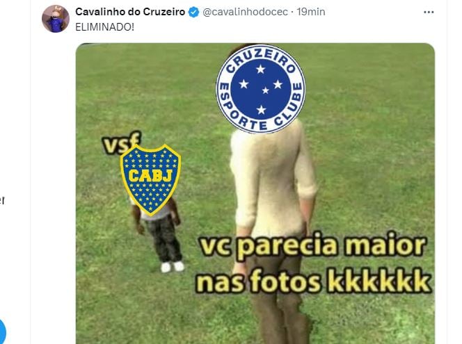 memes boca cruzeiro última