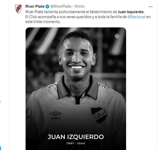 mensaje de river plate juan izquierdo