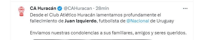 Huracán Juan Izquierdo