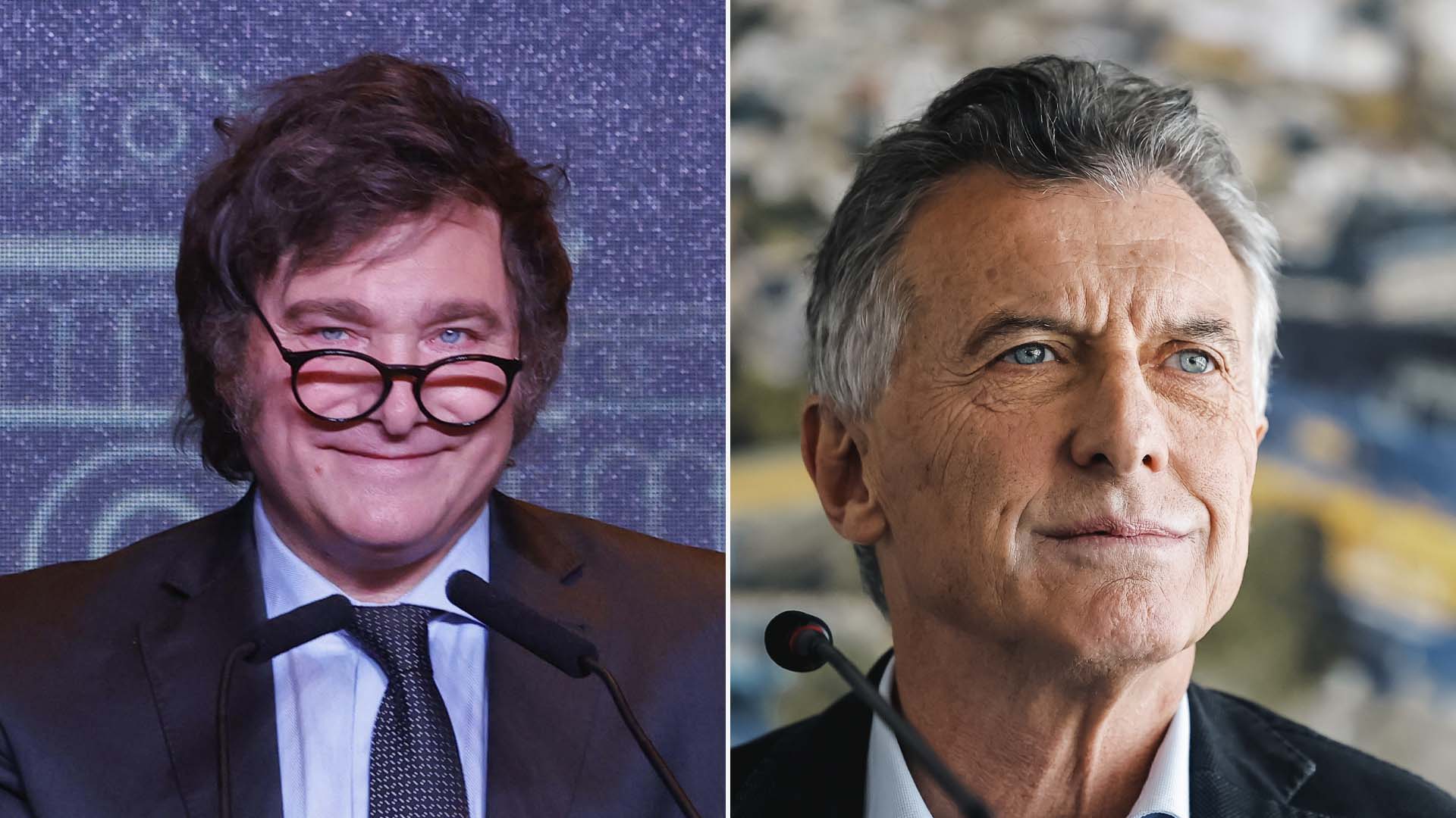 Mauricio Macri y Javier Milei