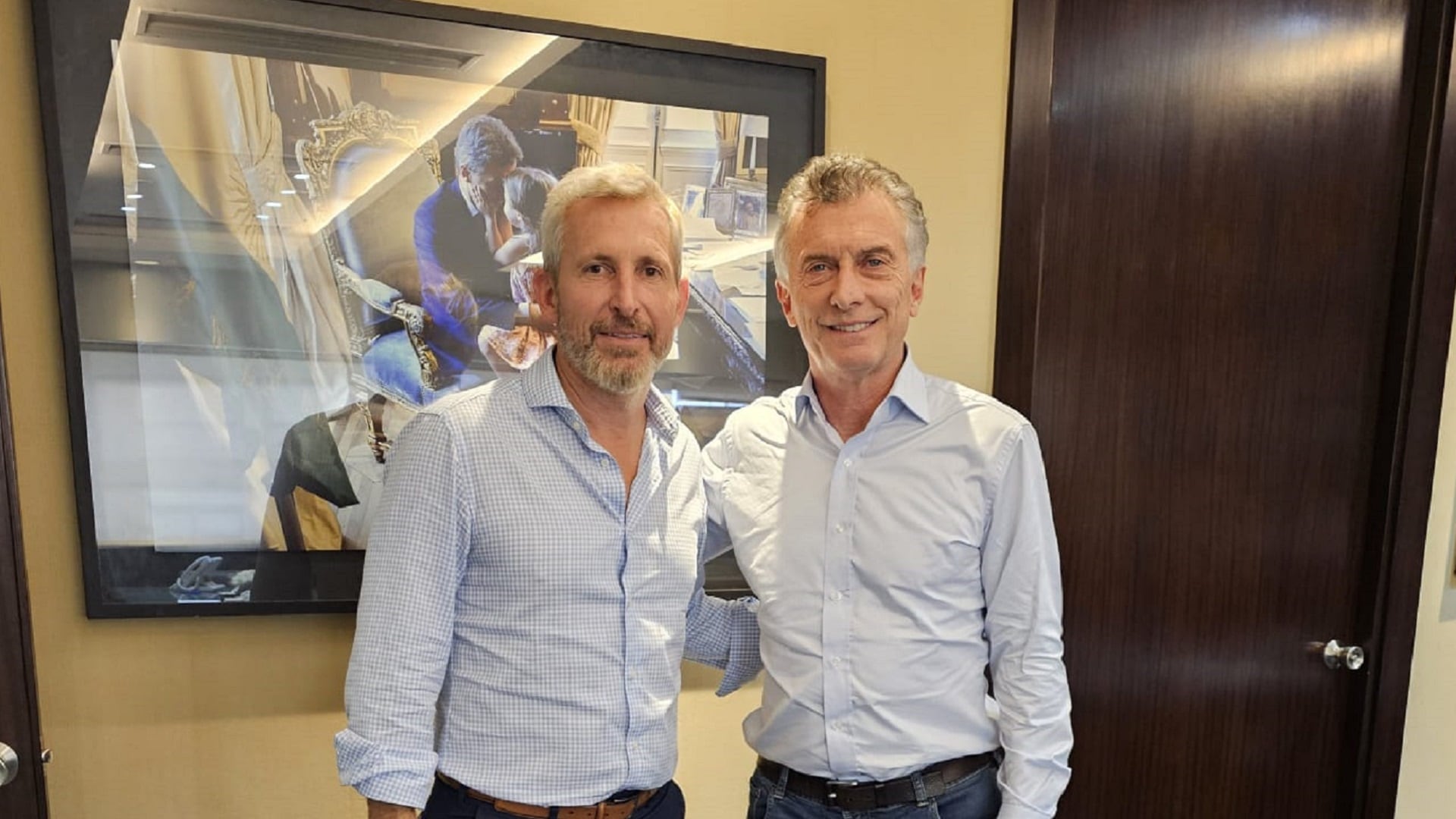 Rogelio Frigerio y Mauricio Macri