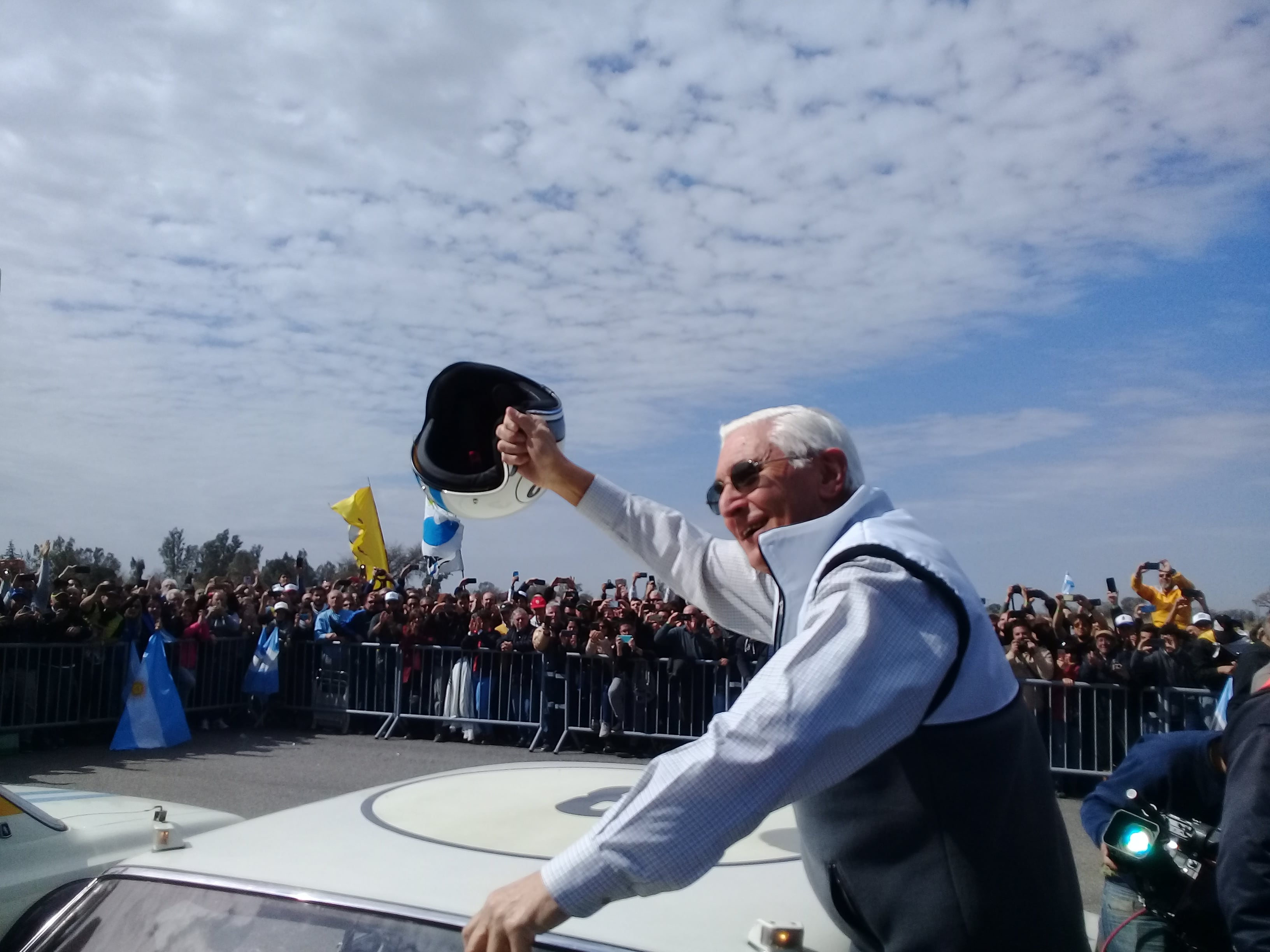 Oscar Mauricio Franco viajó como uno más y protagonizó el momento cumbre de la Misión Argentina