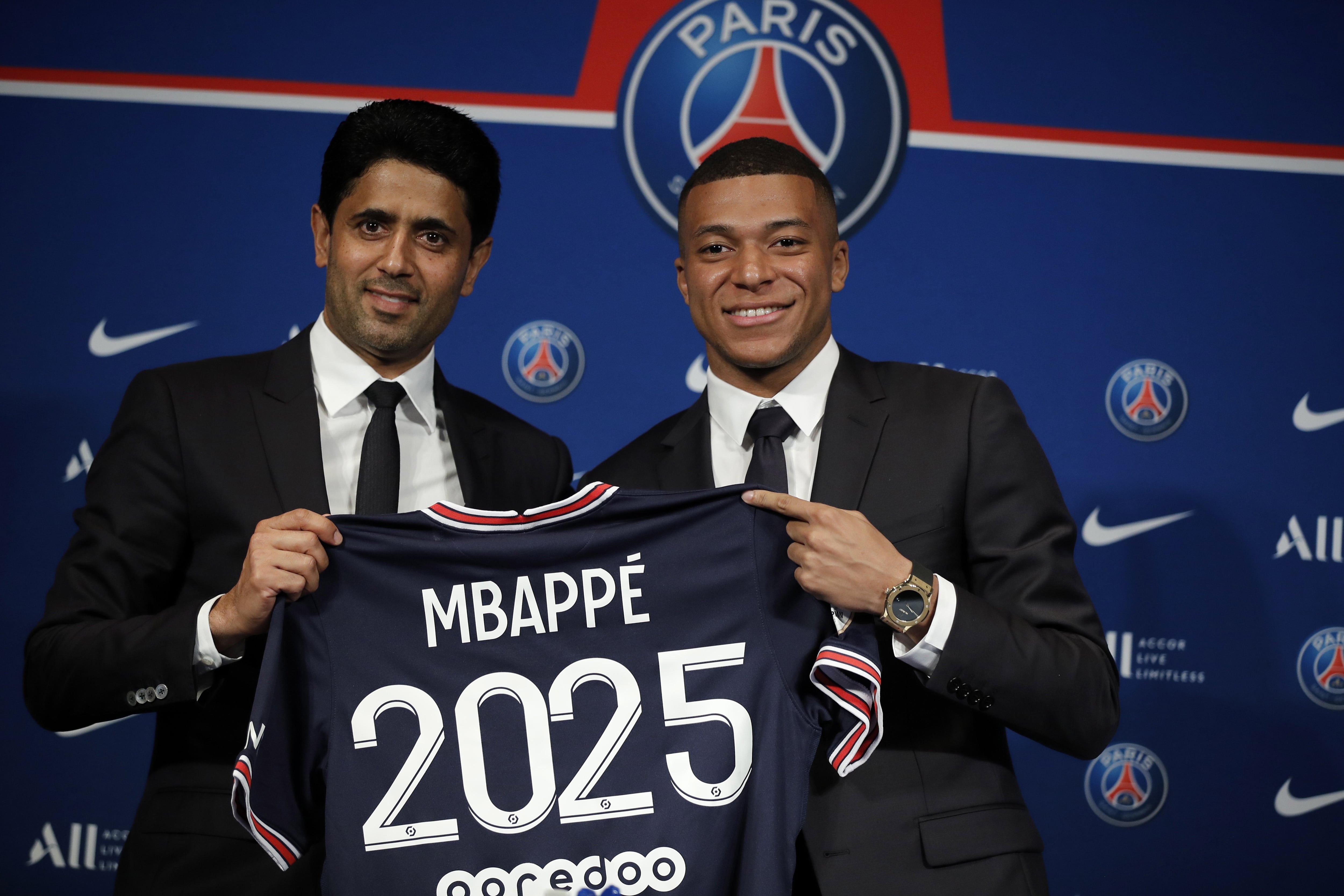 Kylian Mbappé decidió demandar al PSG (EFE/EPA/Christophe Petit Tesson) 