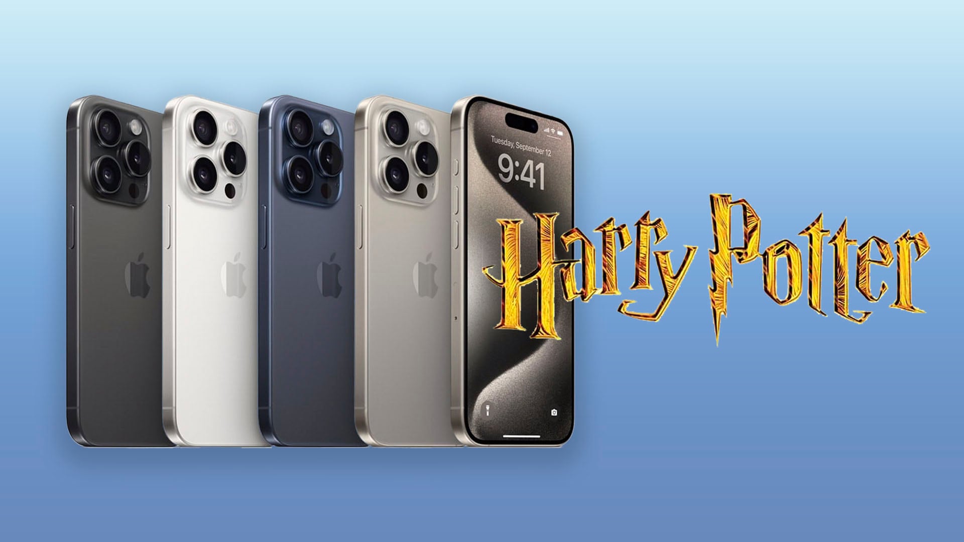 iPhone 15 harry potter portada