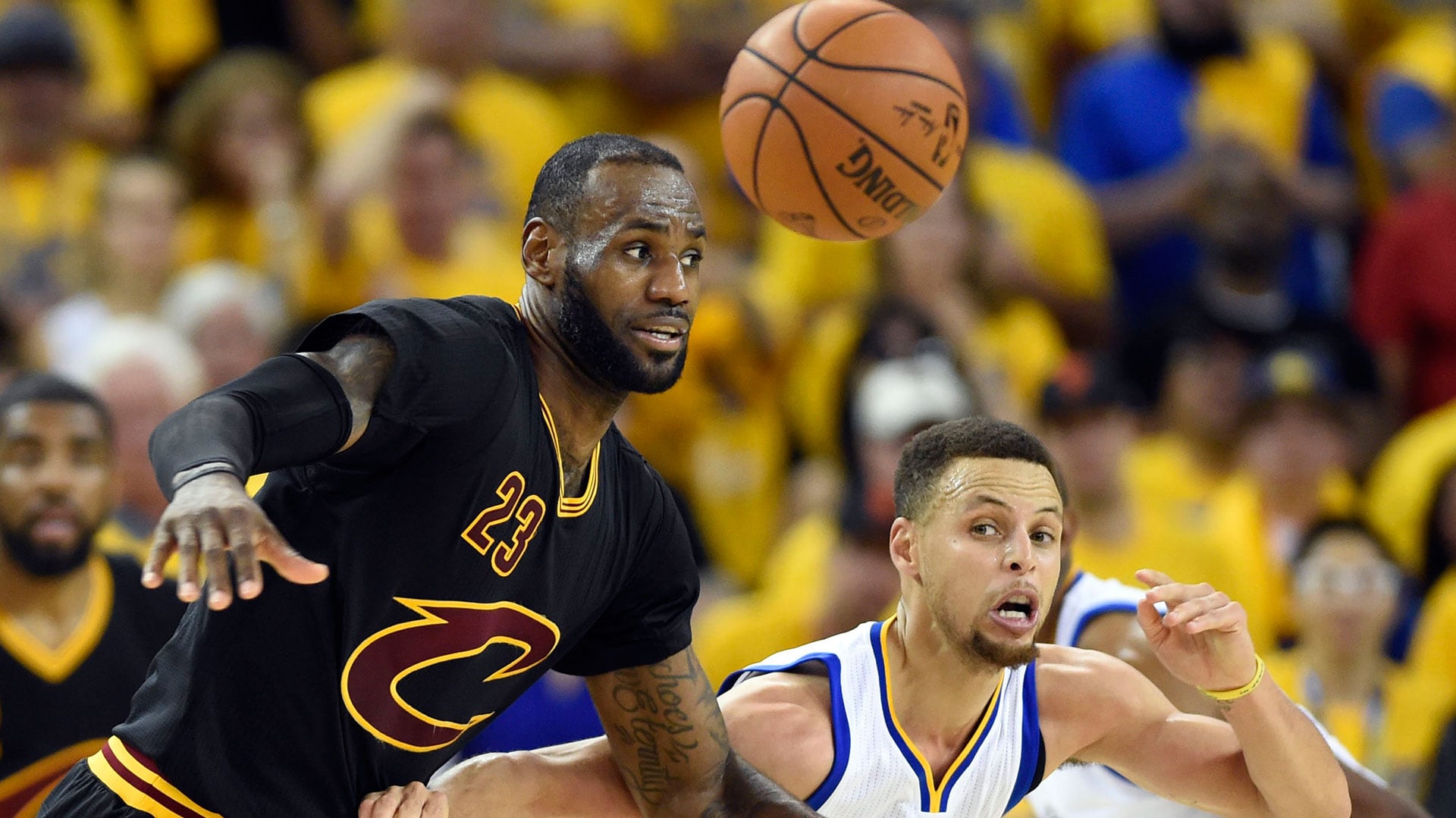 LeBron James y Stephen Curry