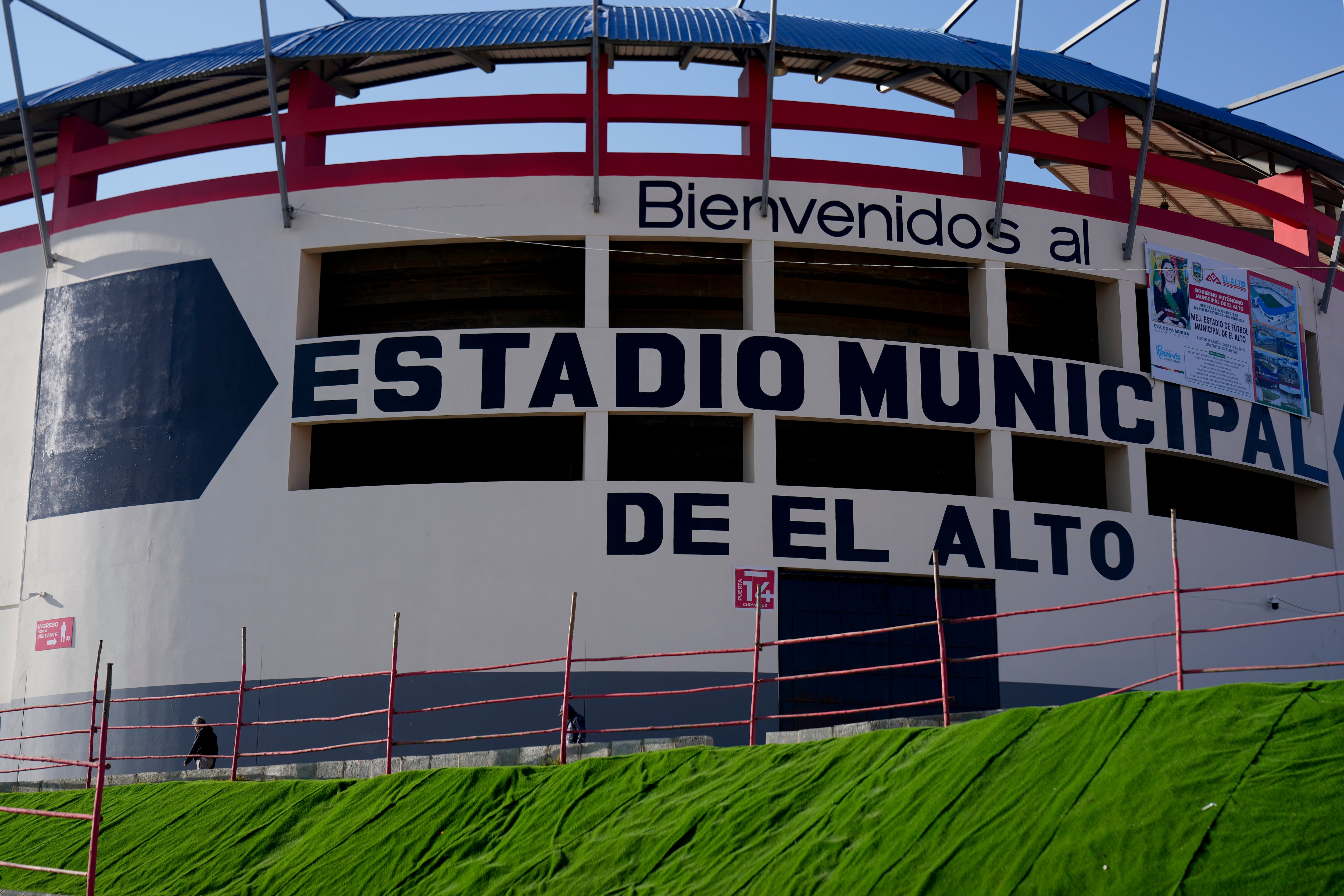 estadio Municipal de Villa Ingenio, en El Alto Bolivia