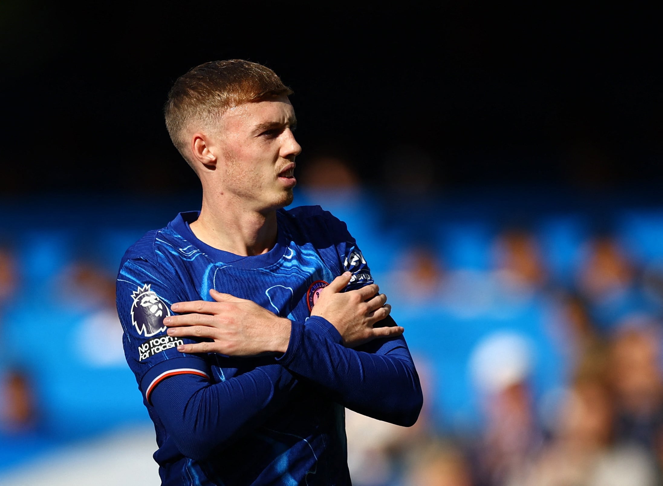 Cole Palmer marcó cuatro goles en la victoria del Chelsea por 4 a 2 frente al Brighton (Images via Reuters/Matthew Childs)