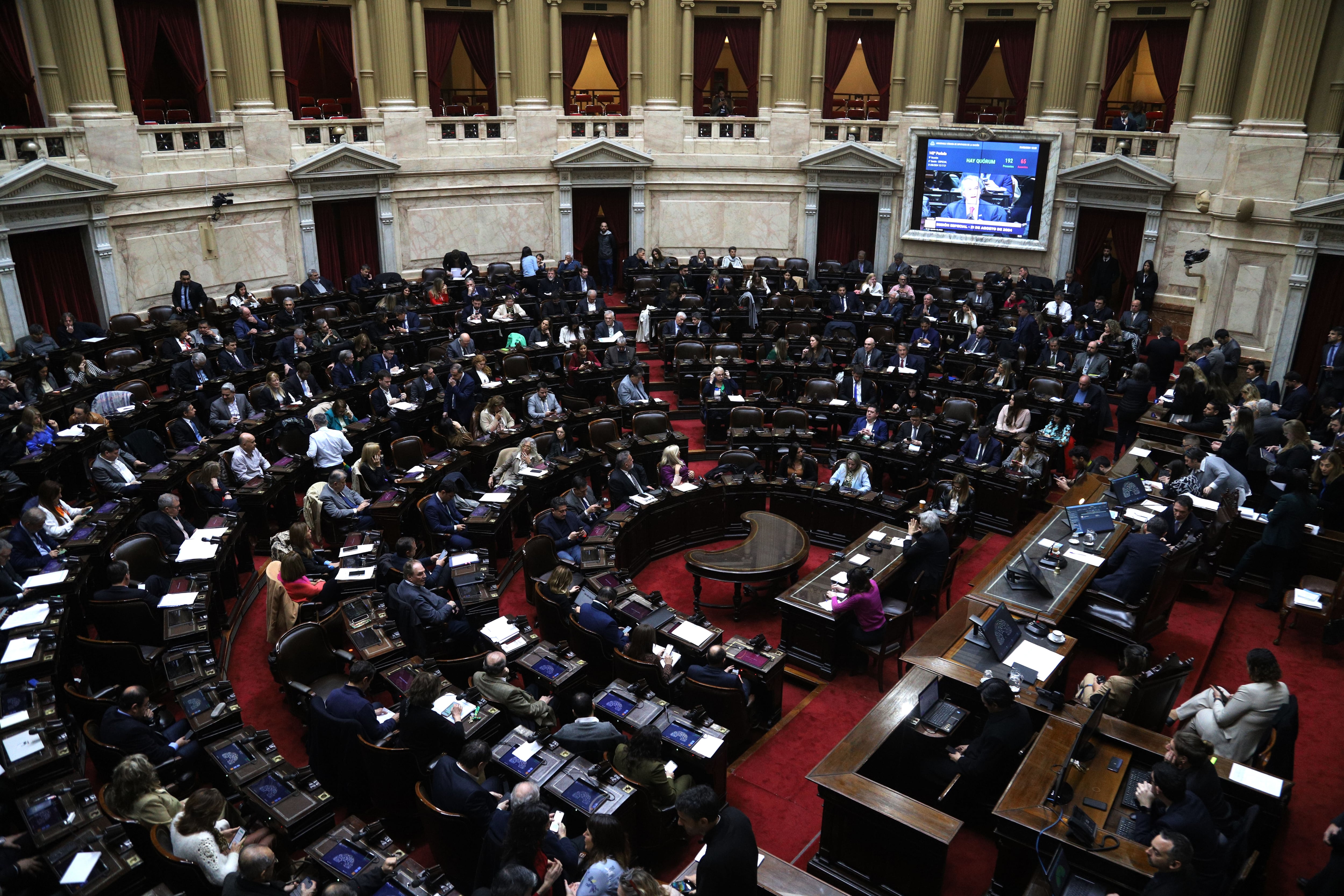 Sesión de la Cámara de Diputados 21-08-2024