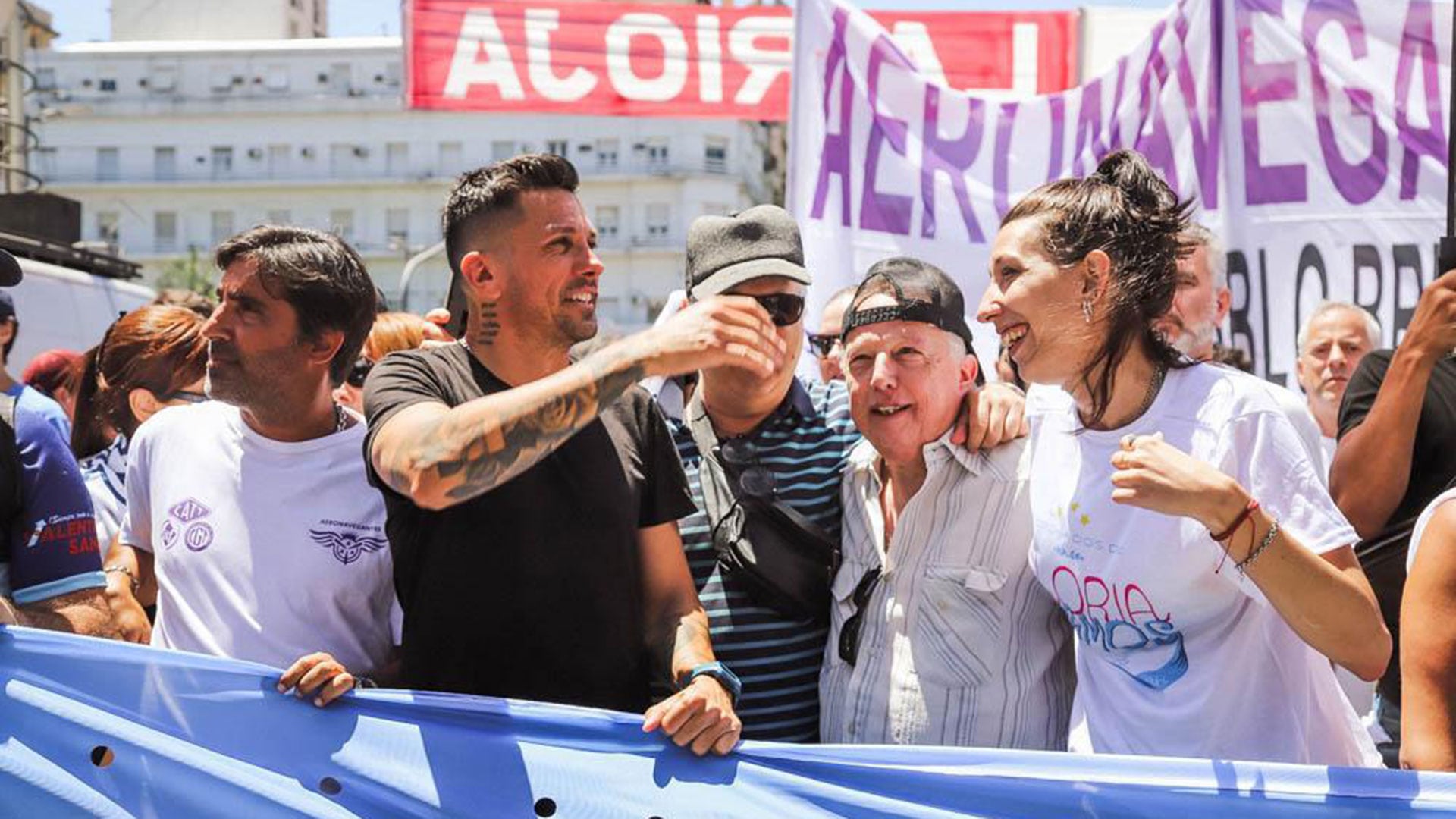 Juan Pablo Brey, del sindicato de Aeronavegantes