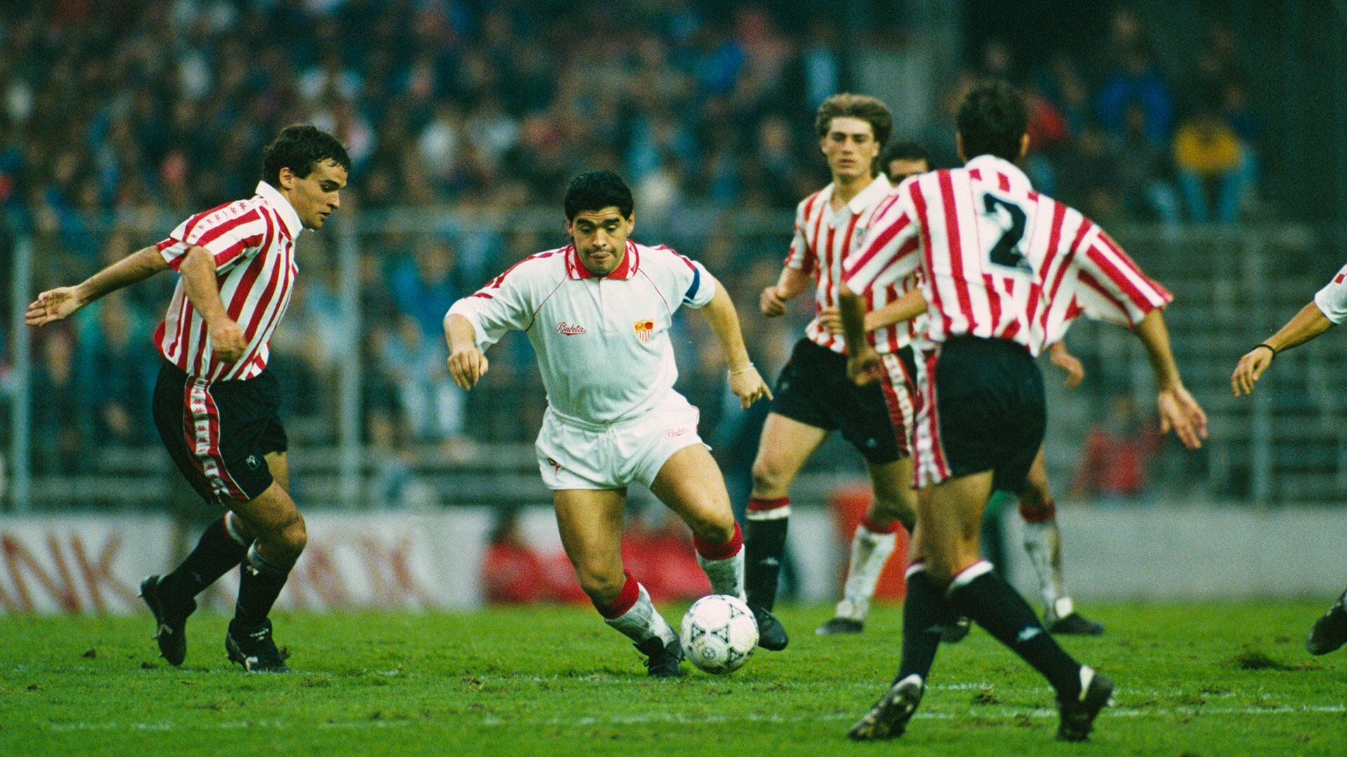 Diego Maradona en Sevilla