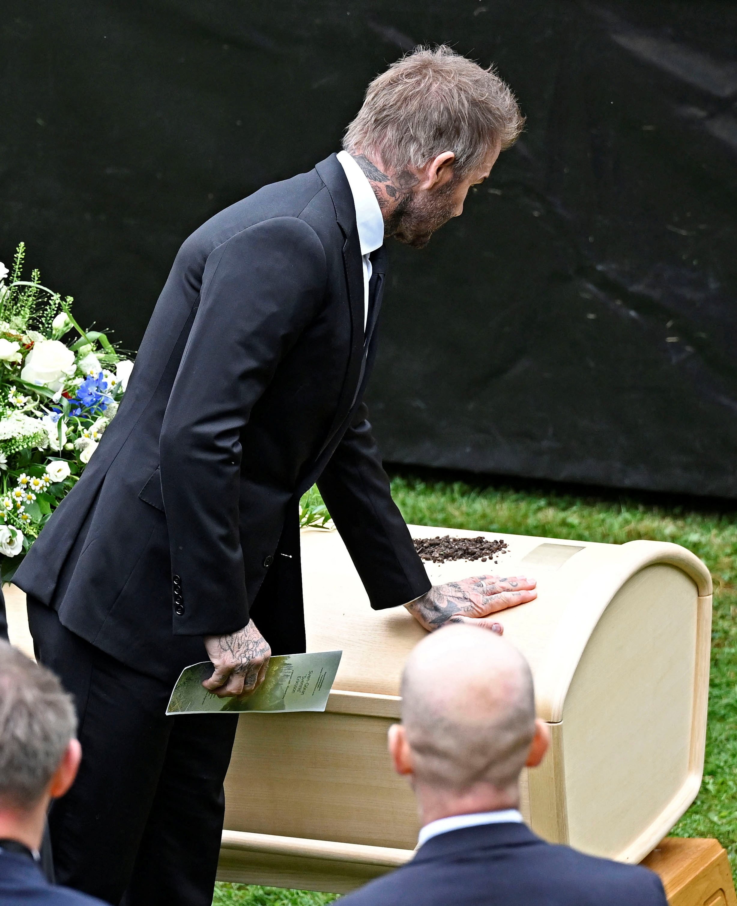 Un centenar de personas acudieron al funeral de Sven-Göran Eriksson (REUTERS)