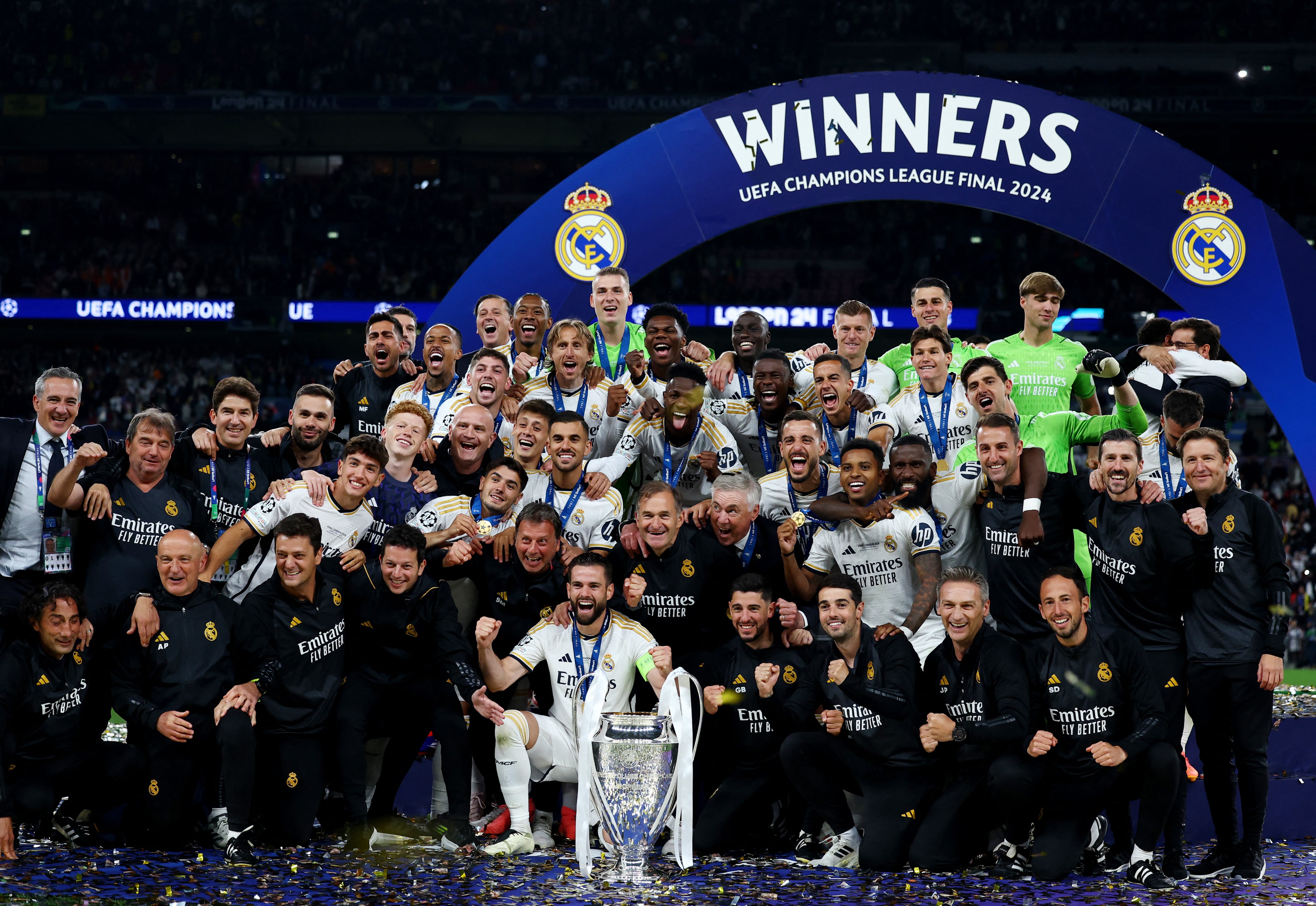 Real Madrid, último propietario de la Champions League, ya está en la final (Foto: Reuters/Hannah Mckay)