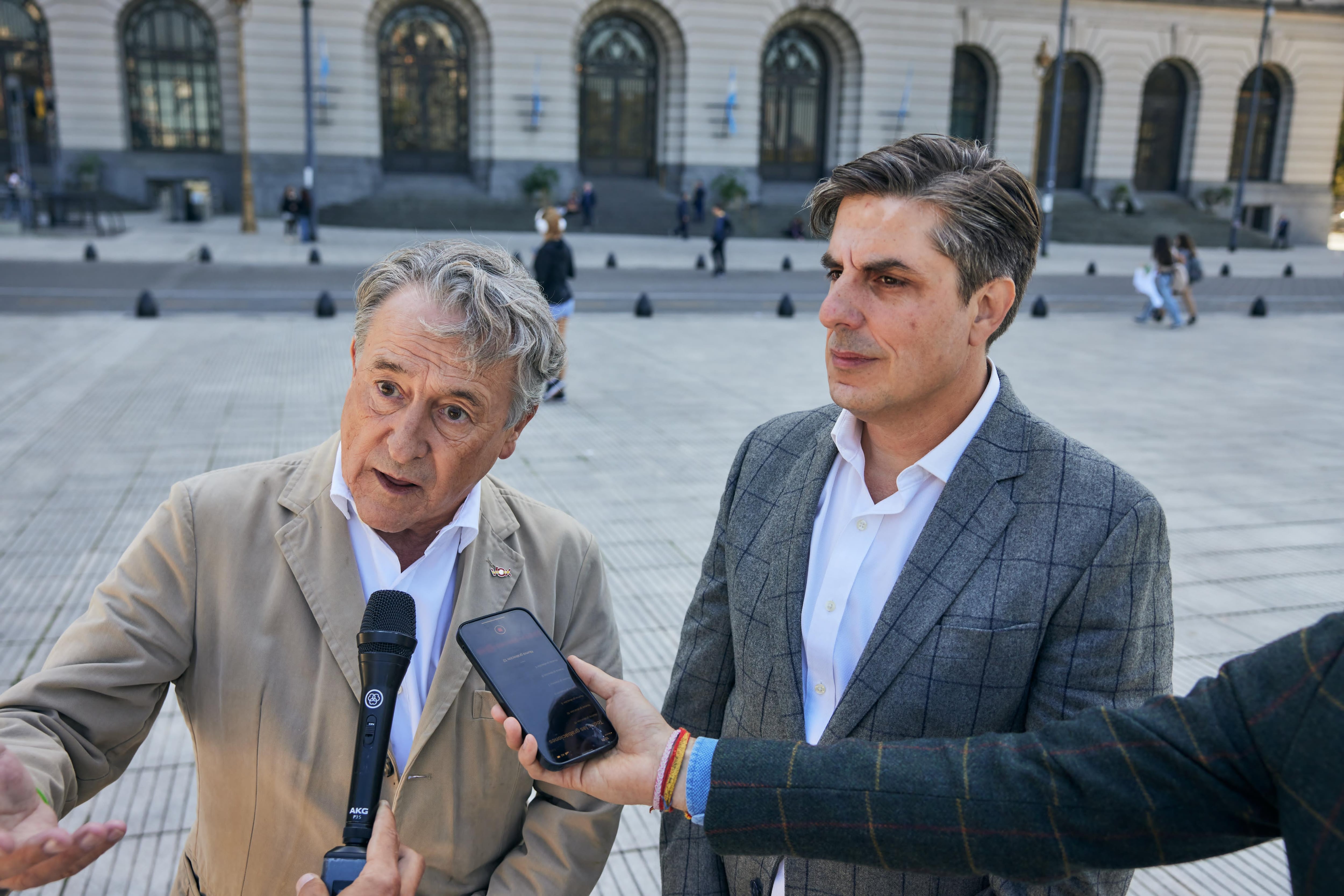 Foro Madrid eurodiputados Herman Tertsch y Jorge Martin Frías