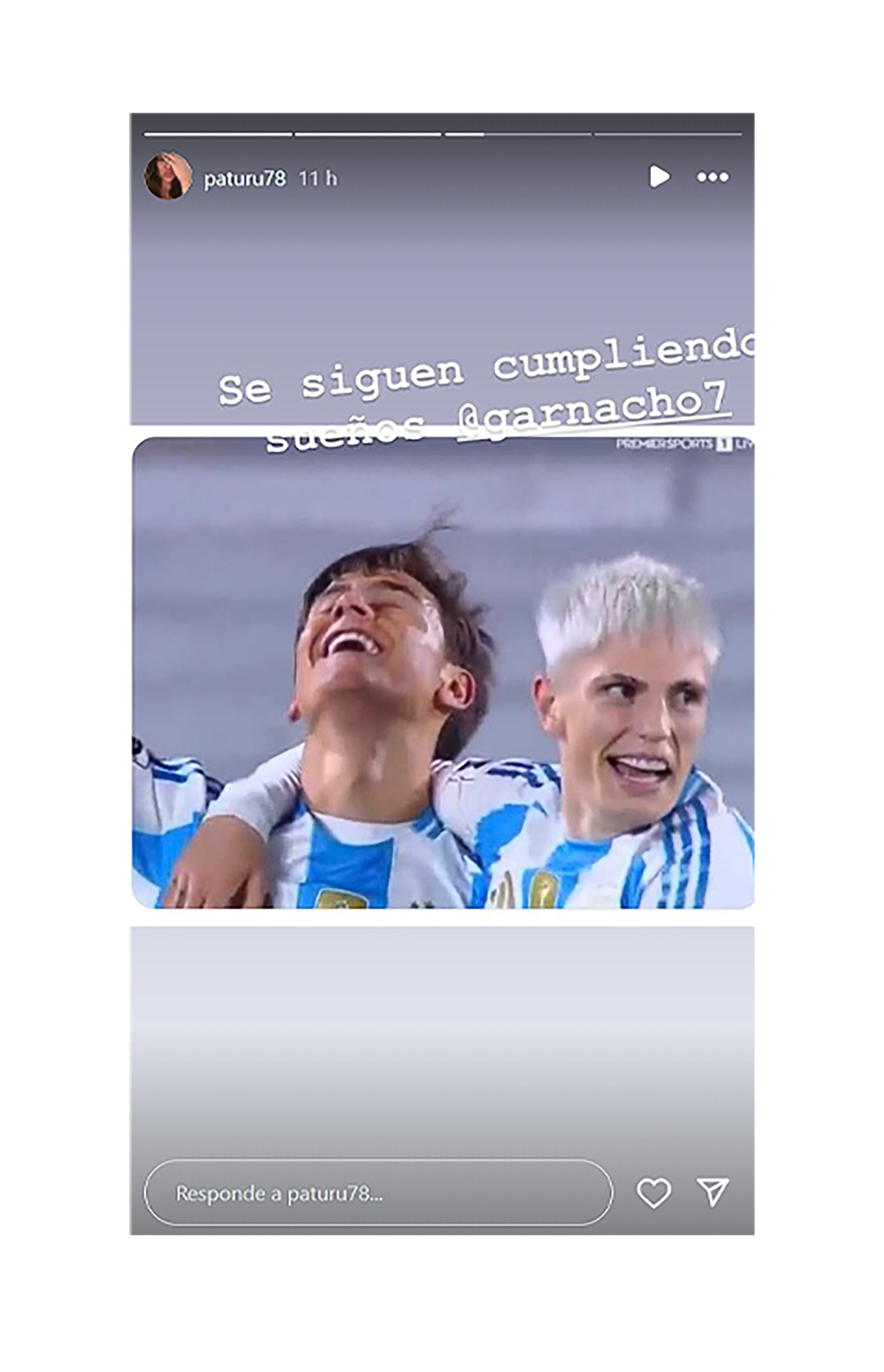 La relación de Alejandro Garnacho con Paulo Dybala