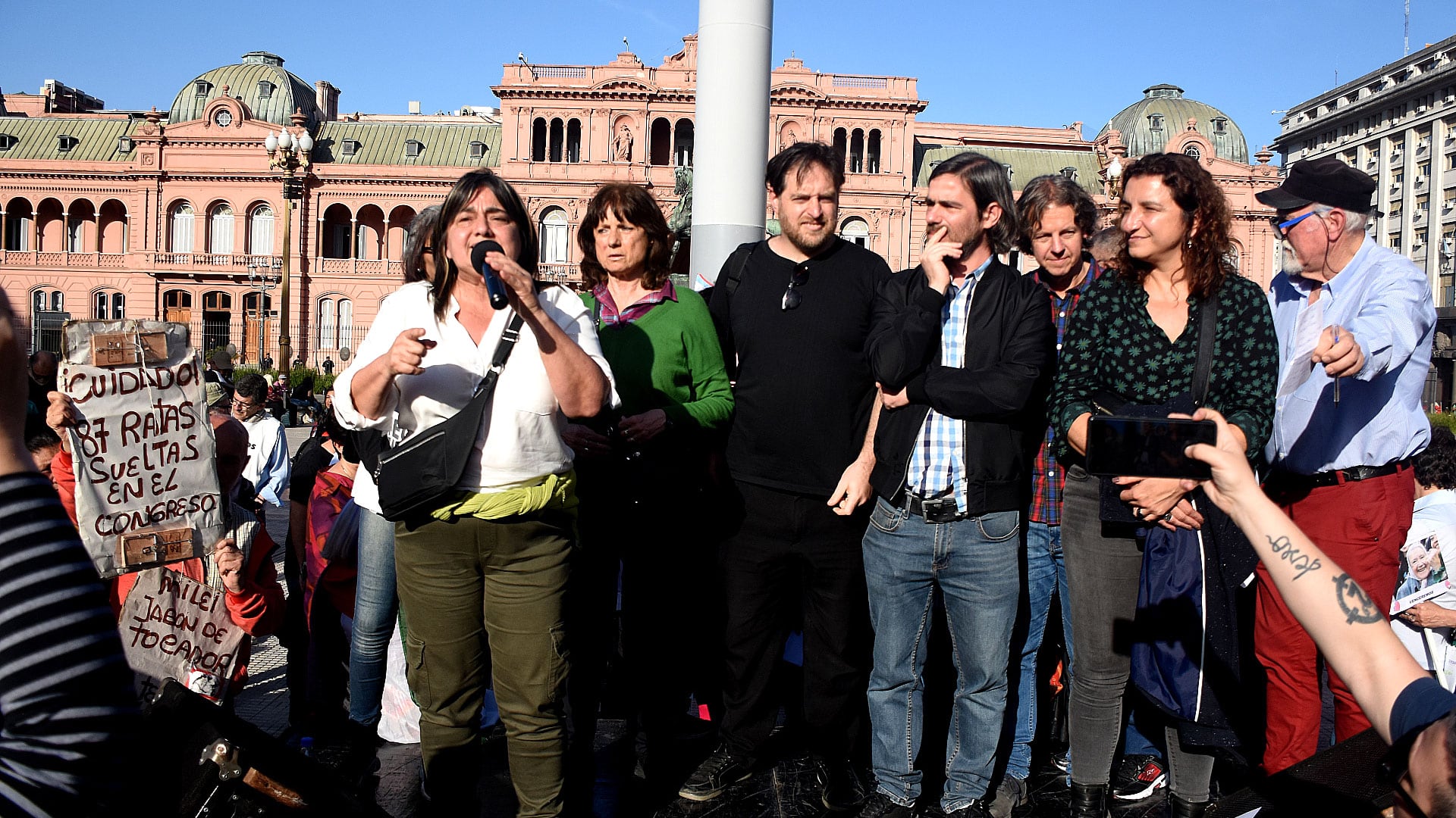 Acto Plaza de Mayo jubilados