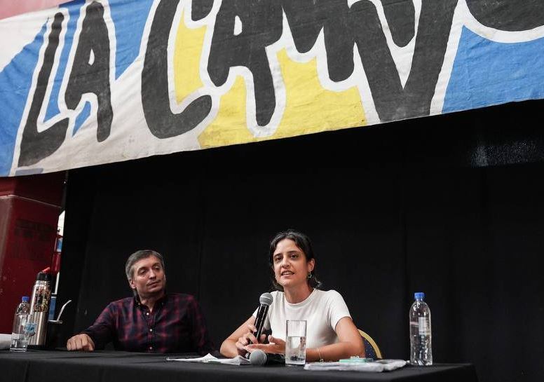 Lucía Cámpora asumió como nueva secretaria general de La Cámpora, en reemplazo de Andrés "Cuervo" Larroque