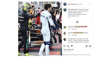 Lewis Hamilton volvió a elogiar a Franco Colapinto y explicó por qué le dedicó un posteo en redes