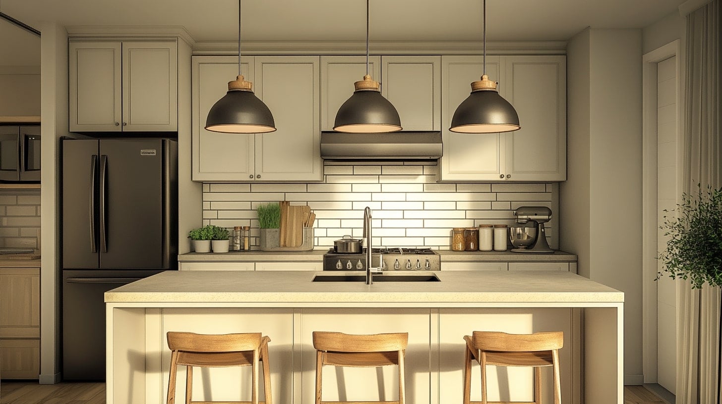 Imagen de una cocina moderna en colores neutros, mostrando diseño minimalista y elegancia. Otras opciones: interiorismo sofisticado, tonos neutros, diseño funcional. - (Imagen Ilustrativa Infobae)