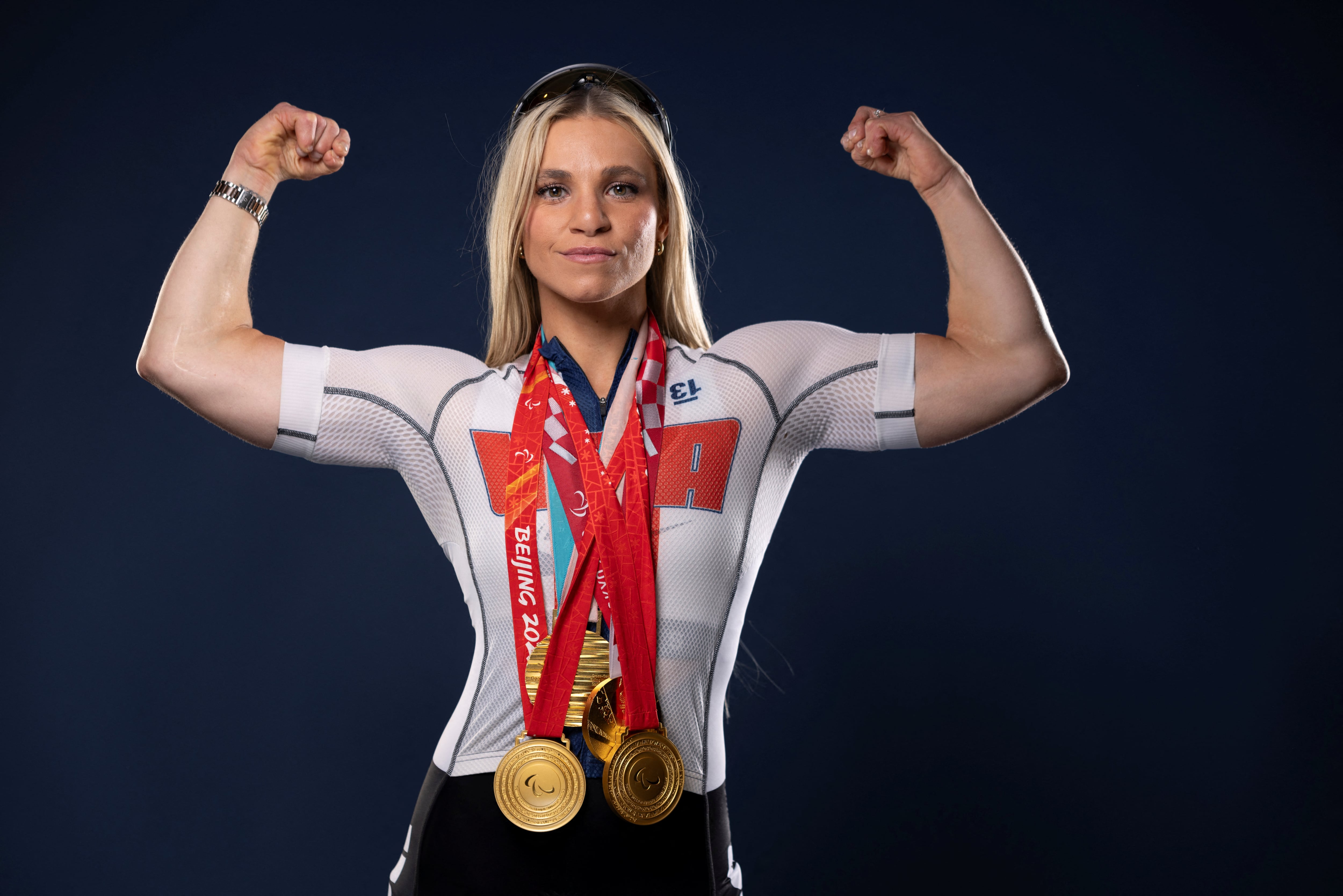 Oksana Masters ha ganado 17 medallas paralímpicas.