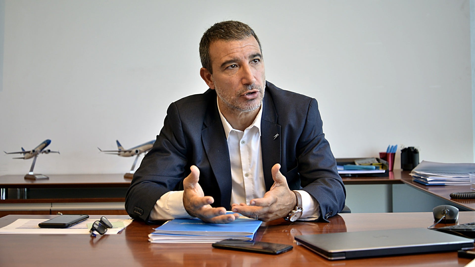 Fabián Lombardo, presidente de Aerolíneas Argentinas (Foto Gustavo Gavotti) 