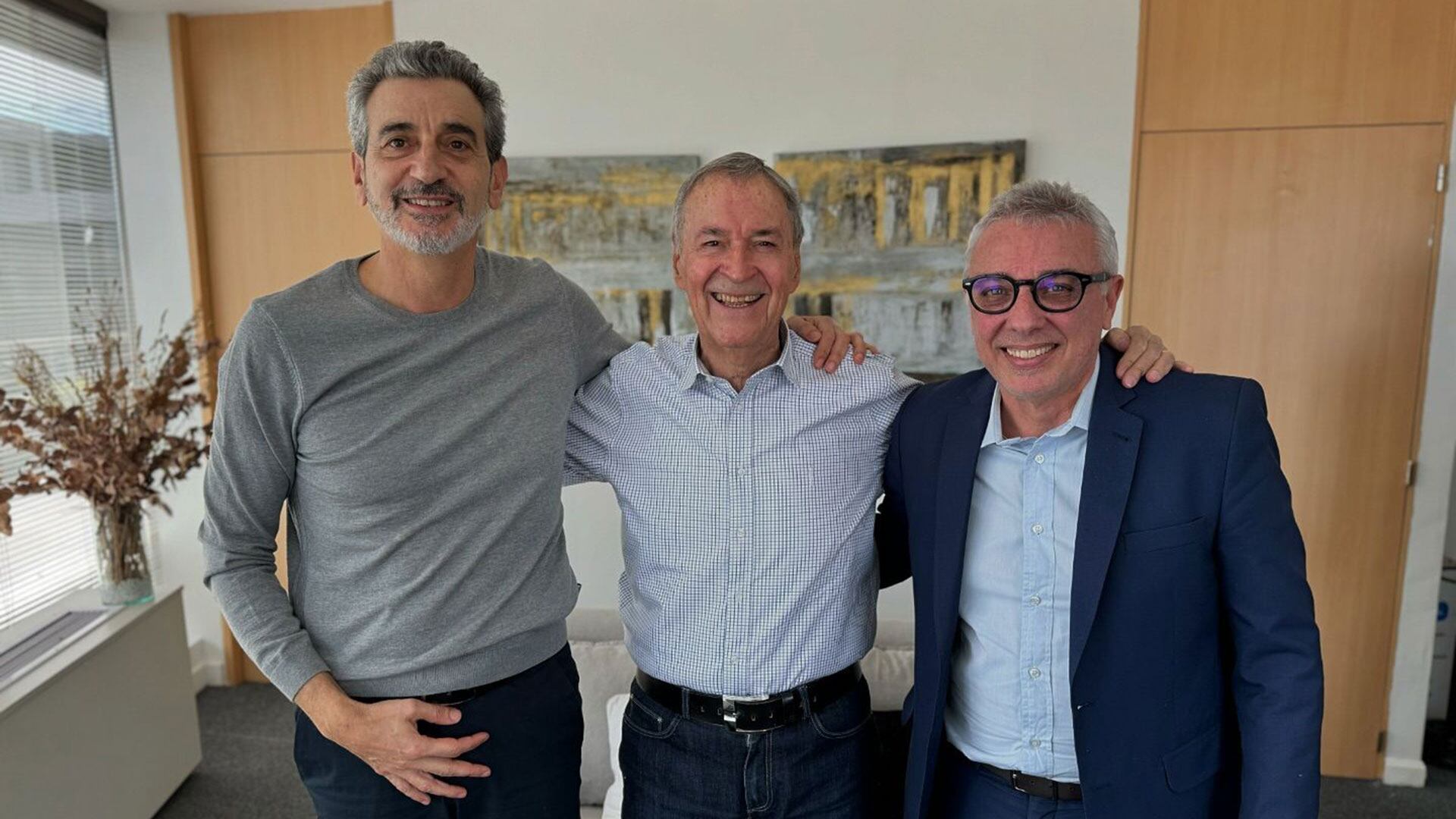 Florencio Randazzo, Juan Schiaretti y Julio Zamora