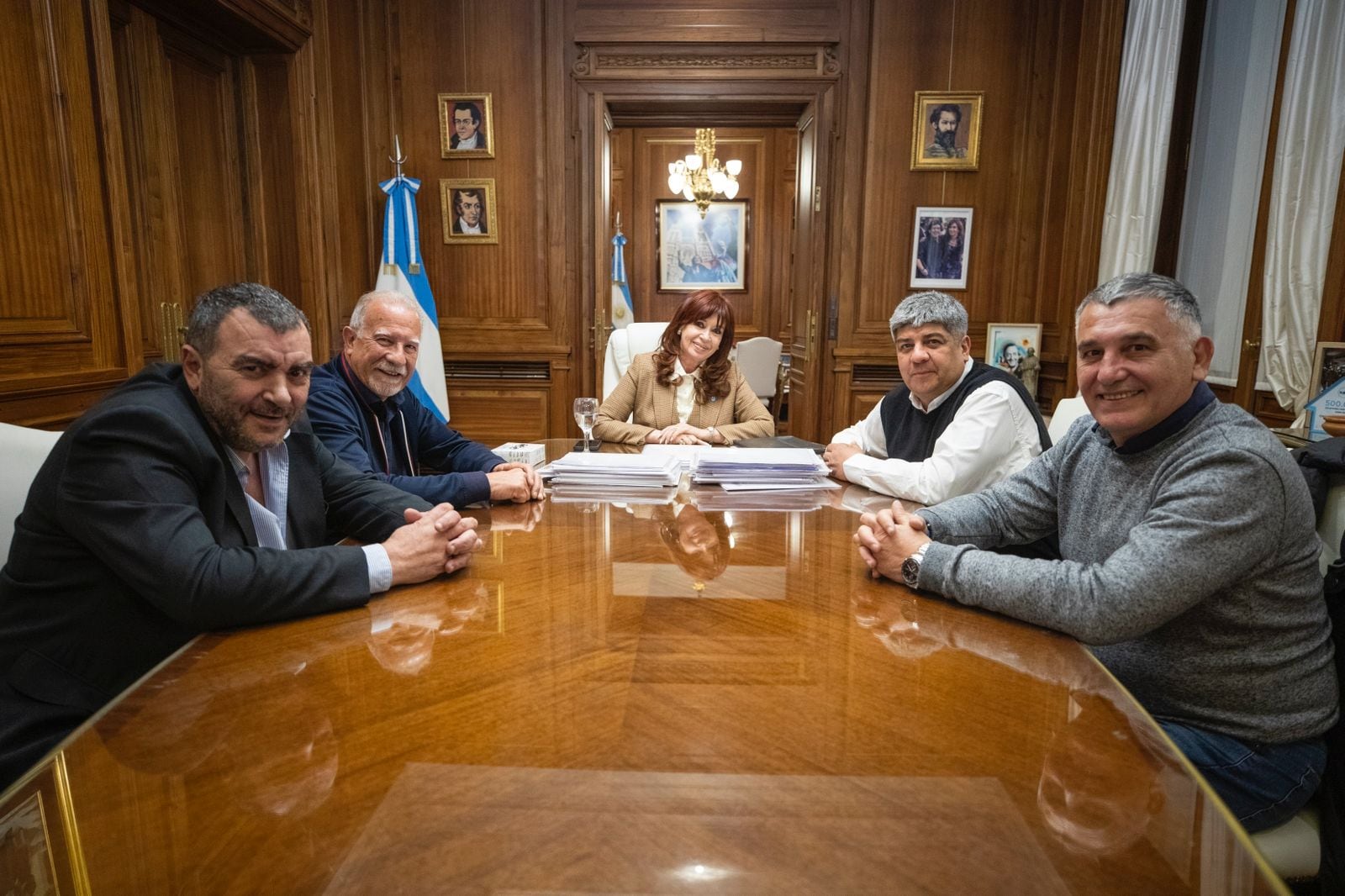 Cristina Kirchner - Pablo Moyano - Plaini