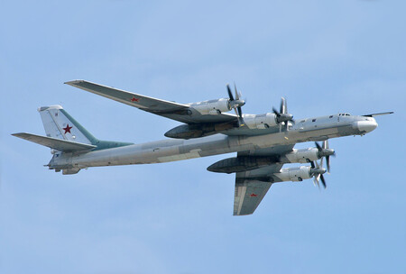 Tupolev Tu 95 Over Moscow Kustov Cropped