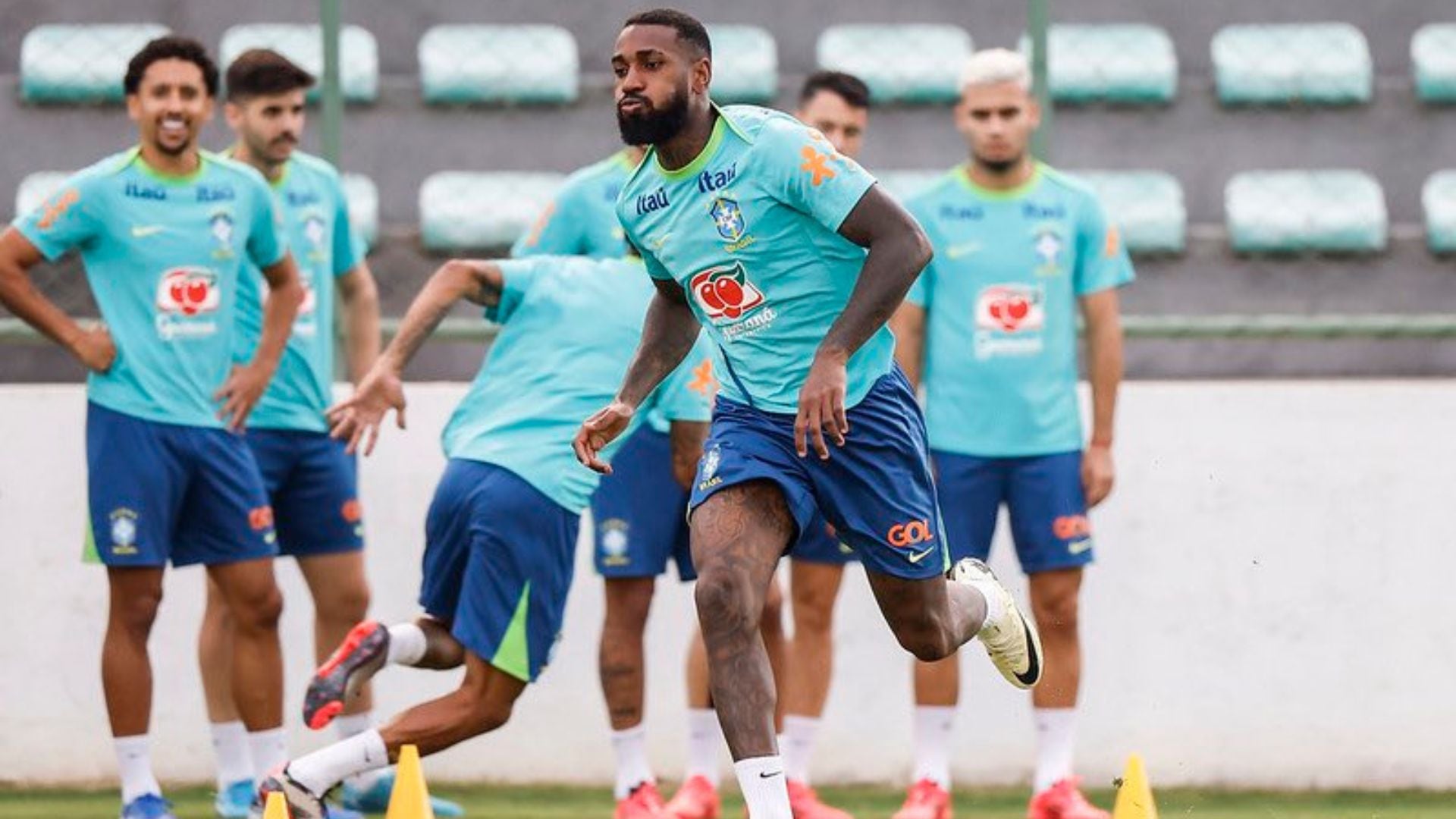 Gerson se perfila como titular ante Perú. - Crédito: CBF