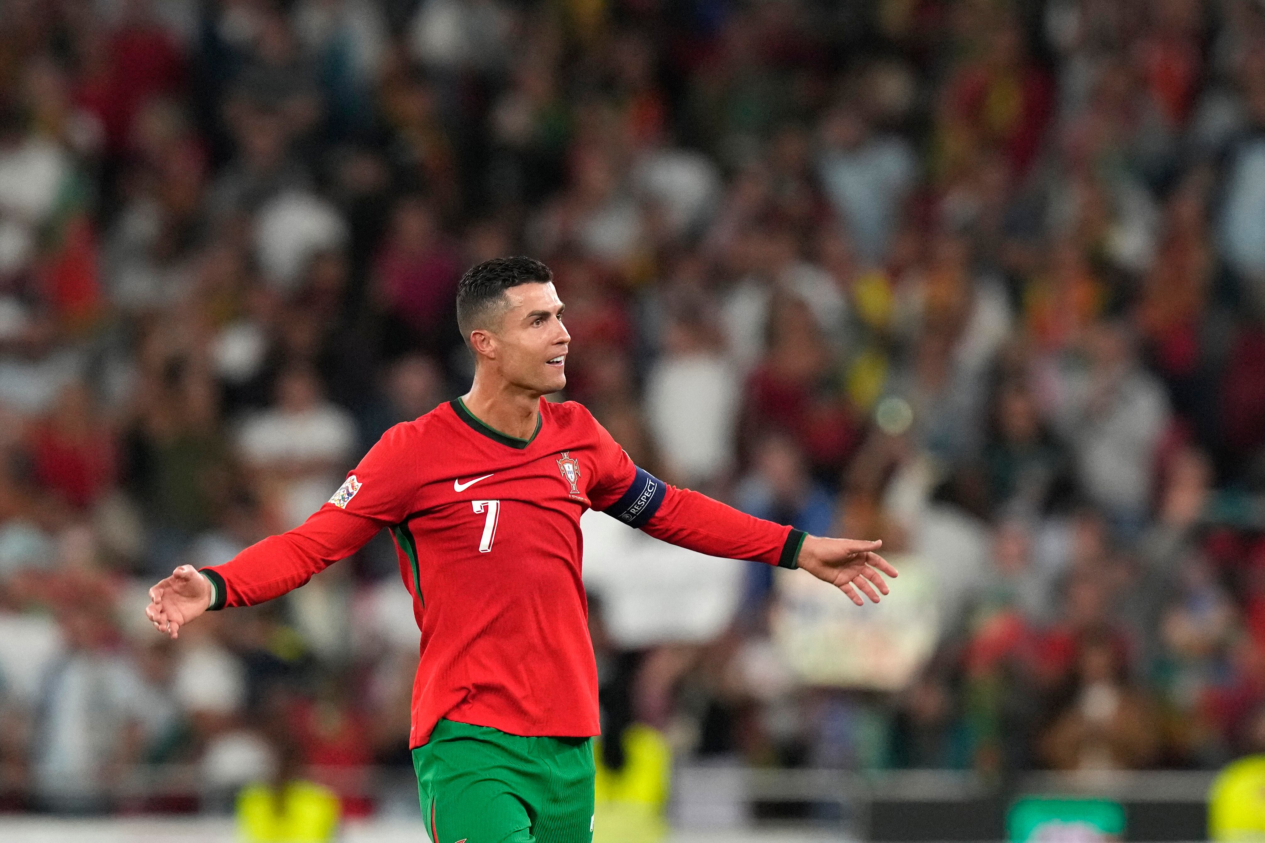 Cristiano Ronaldo es el máximo goleador histórico de Portugal, que visitará a Polonia por la Liga de Naciones.