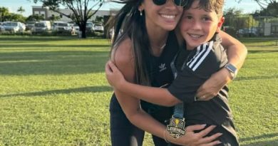 Antonela Roccuzzo compartió fotos inéditas del festejo de “campeones” de Mateo Messi y emocionó a más de uno