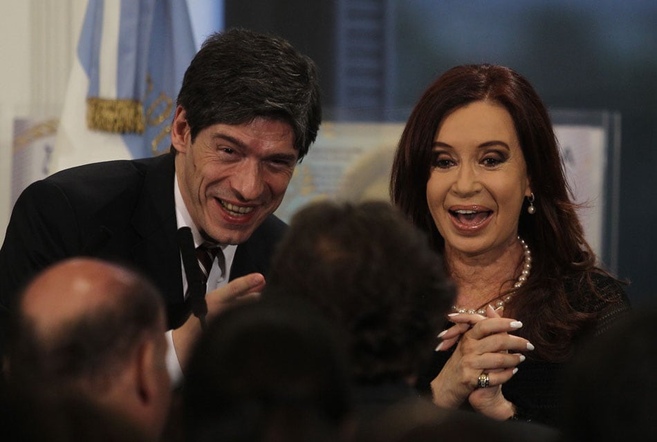 Juan Manuel Abal Medina y Cristina Kirchner