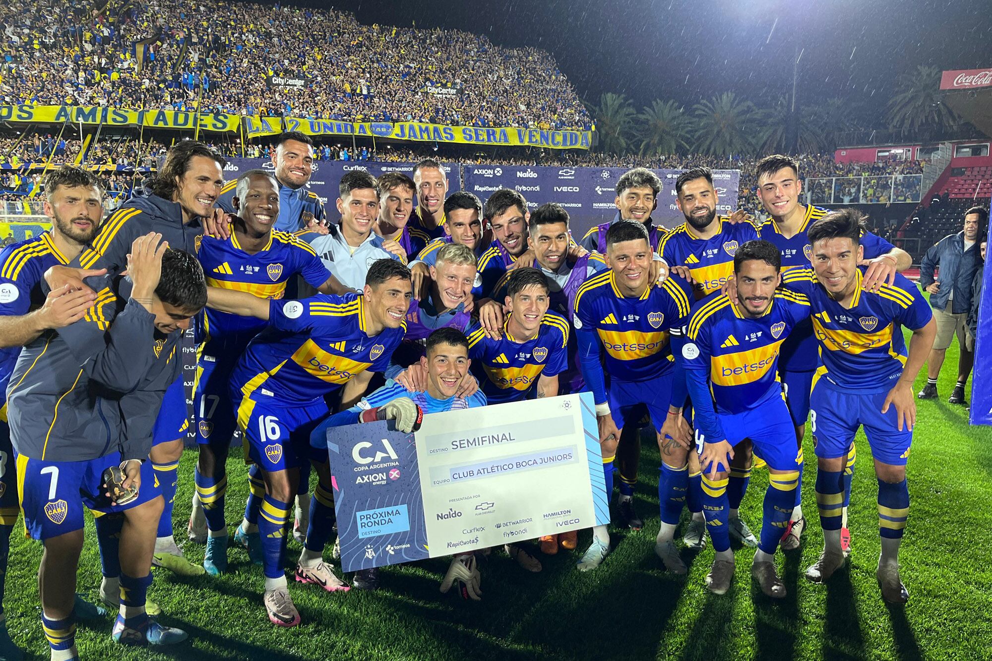 Boca celebró su pase a las semifinales de la Copa Argentina