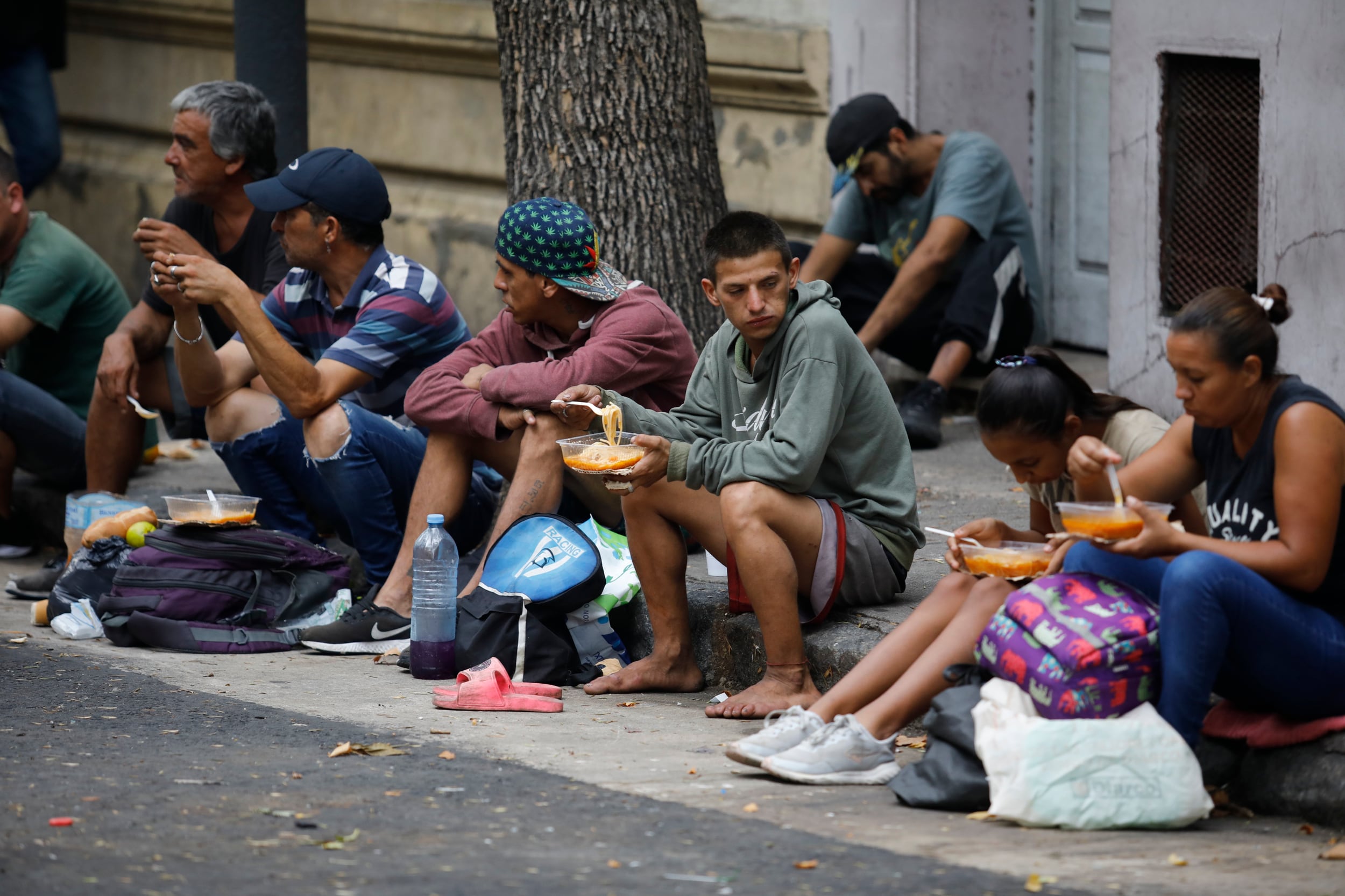 Un comedor comunitario de la Unión de Trabajadores de la Economía Popular