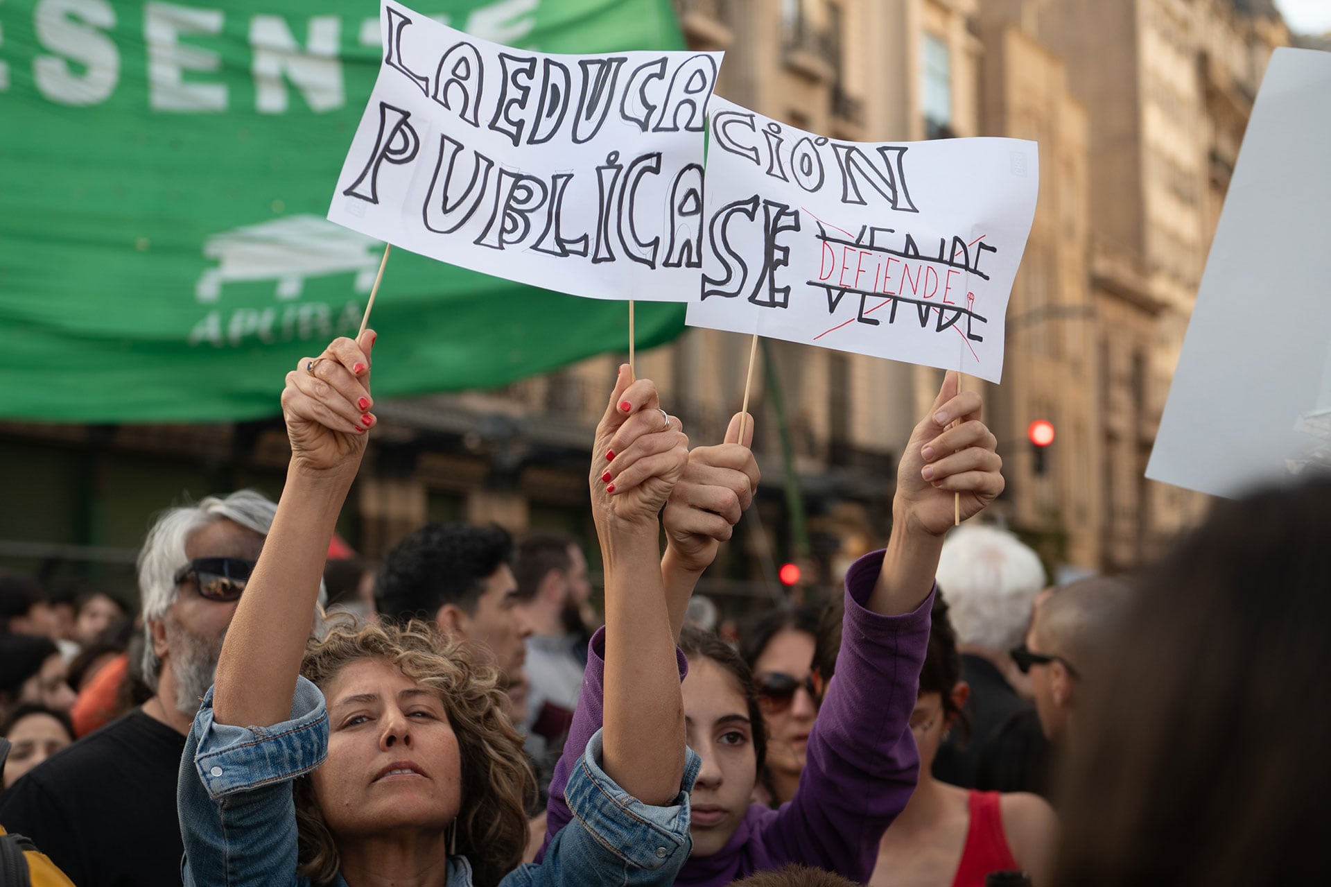 Marcha universitaria en el congreso